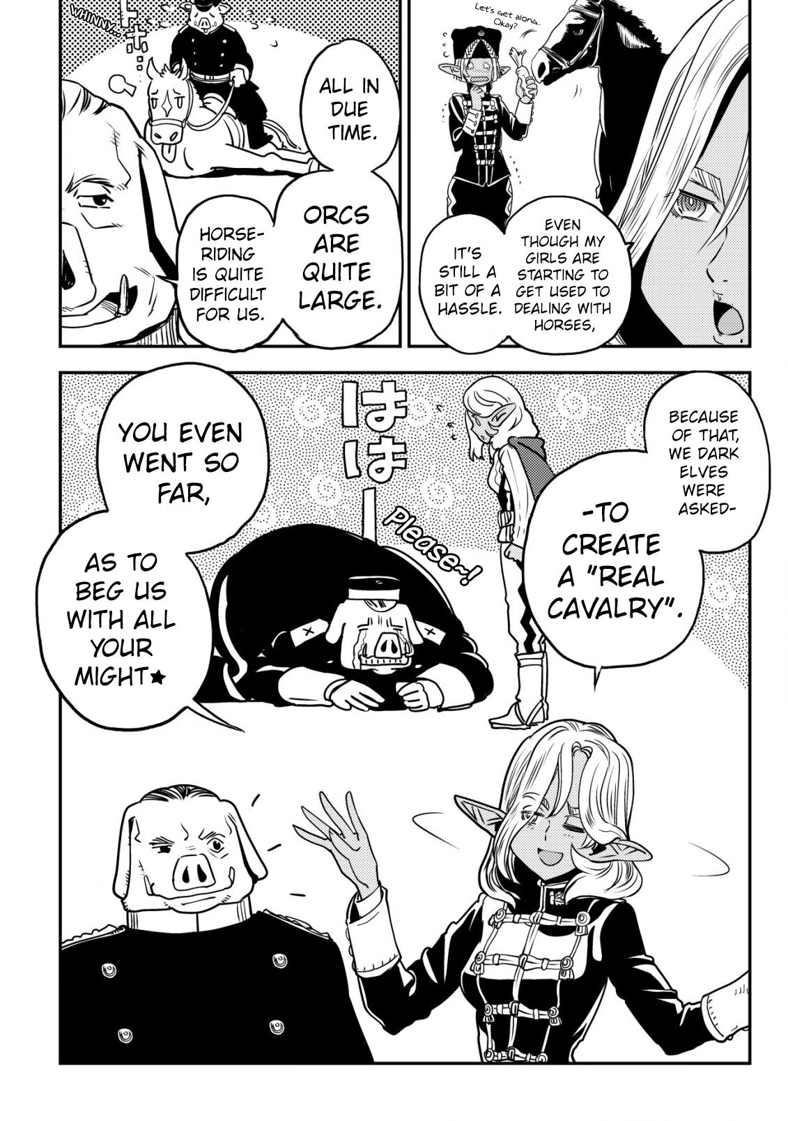 Orcsen Oukokushi ~Yaban na Orc no Kuni wa, Ikanishite Heiwa na Elf no Kuni wo Yakiharau ni Itatta ka~ Chapter 2 page 40 - 