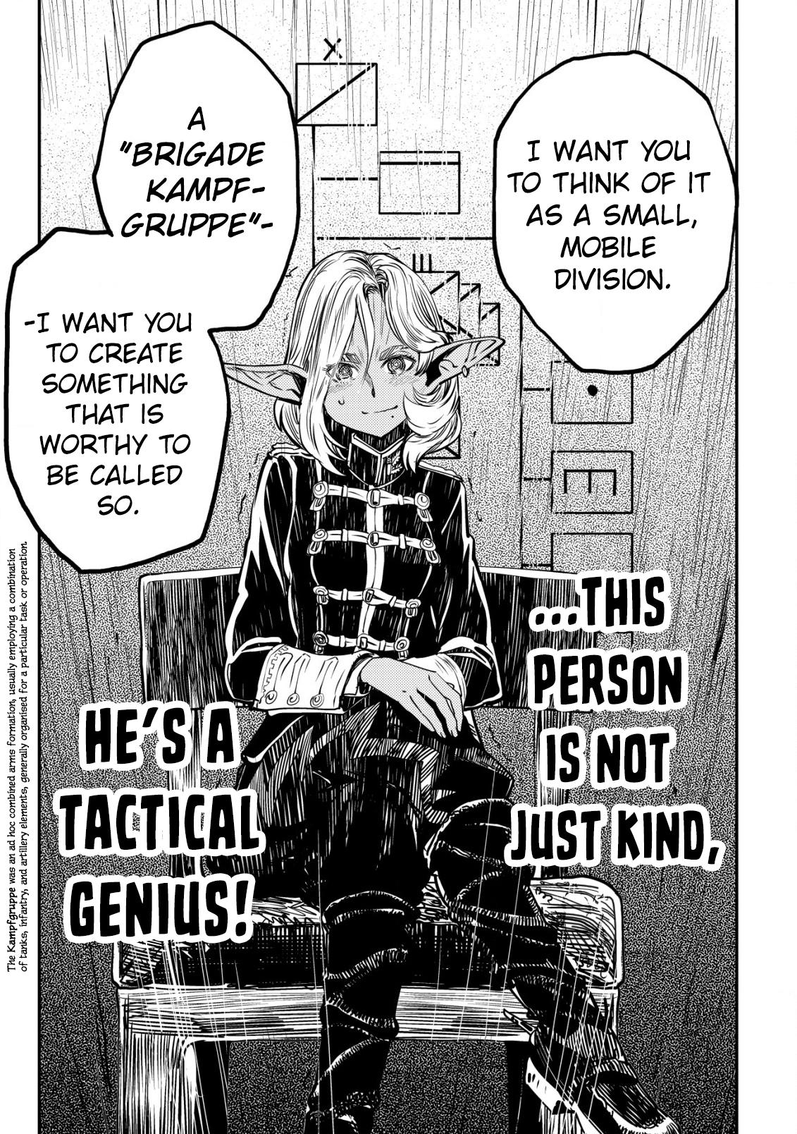 Orcsen Oukokushi ~Yaban na Orc no Kuni wa, Ikanishite Heiwa na Elf no Kuni wo Yakiharau ni Itatta ka~ Chapter 2 page 43 - 