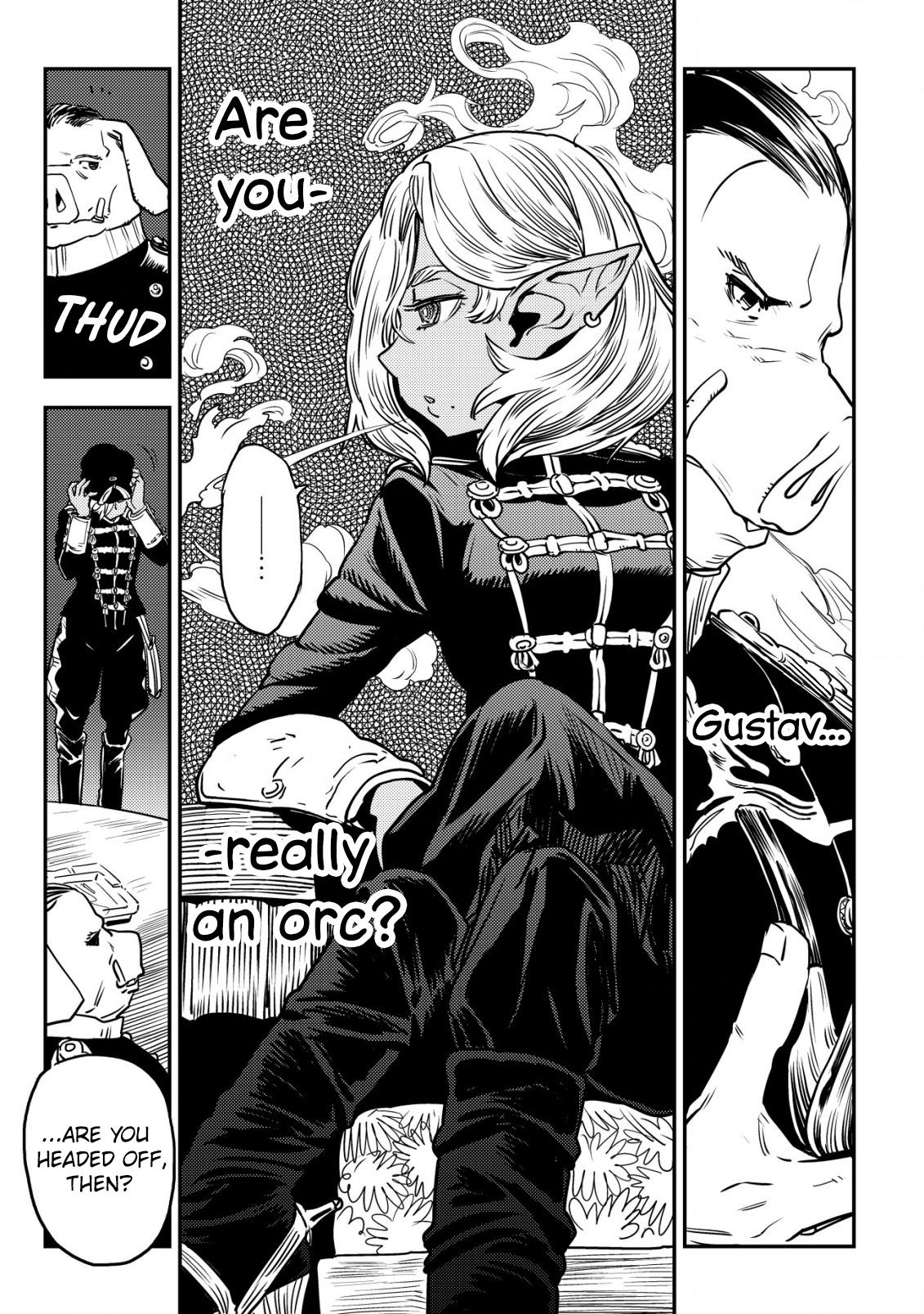 Orcsen Oukokushi ~Yaban na Orc no Kuni wa, Ikanishite Heiwa na Elf no Kuni wo Yakiharau ni Itatta ka~ Chapter 2 page 55 - 