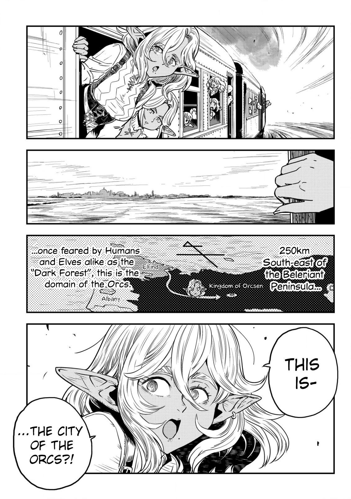 Orcsen Oukokushi ~Yaban na Orc no Kuni wa, Ikanishite Heiwa na Elf no Kuni wo Yakiharau ni Itatta ka~ Chapter 2 page 8 - 