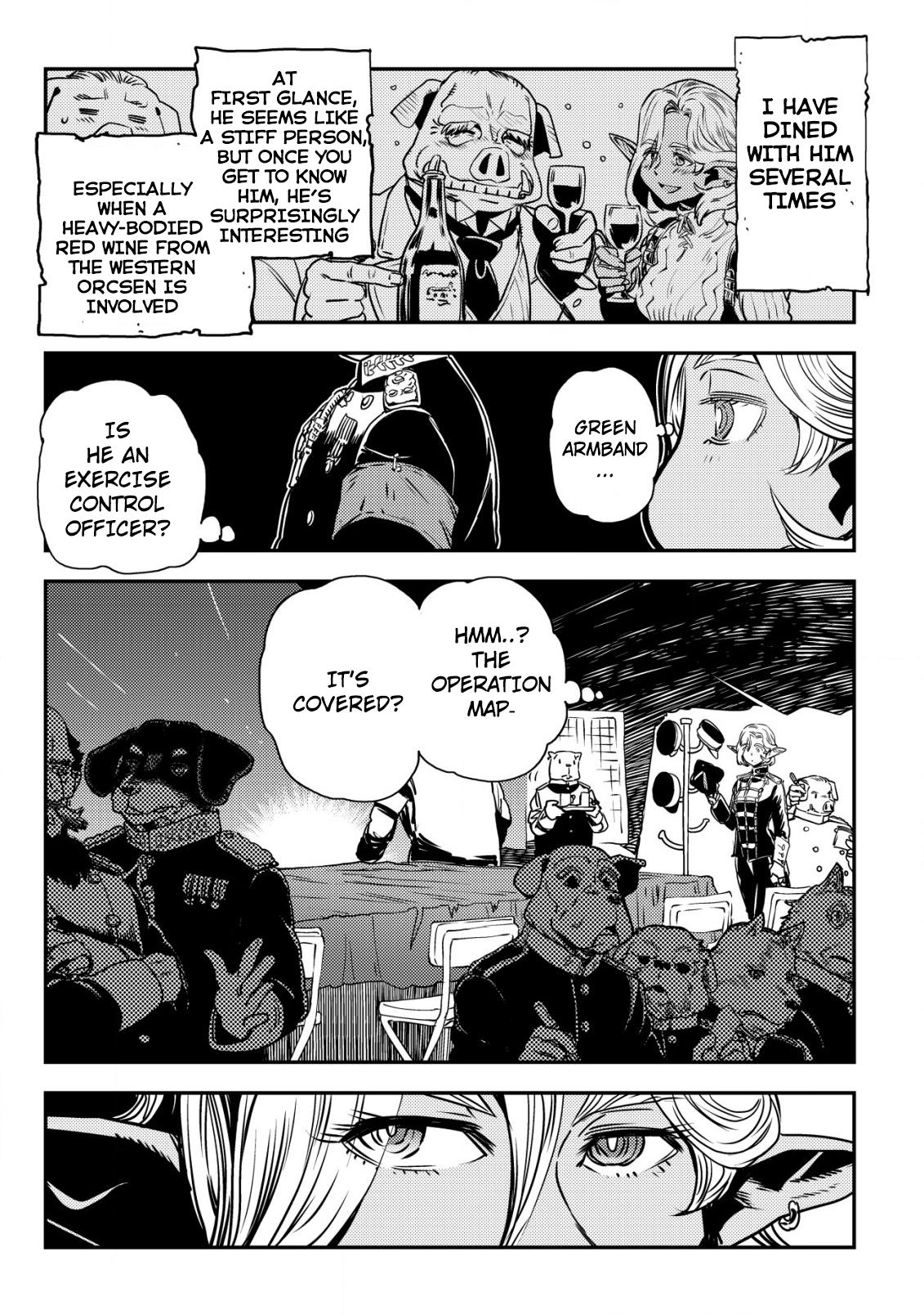 Orcsen Oukokushi ~Yaban na Orc no Kuni wa, Ikanishite Heiwa na Elf no Kuni wo Yakiharau ni Itatta ka~ Chapter 3 page 16 - 