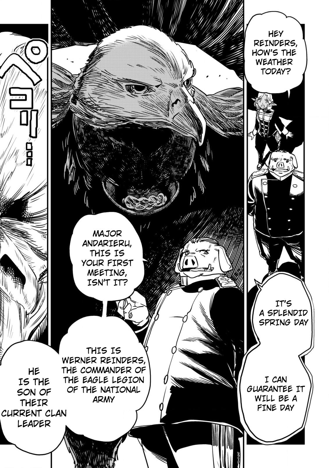 Orcsen Oukokushi ~Yaban na Orc no Kuni wa, Ikanishite Heiwa na Elf no Kuni wo Yakiharau ni Itatta ka~ Chapter 3 page 20 - 
