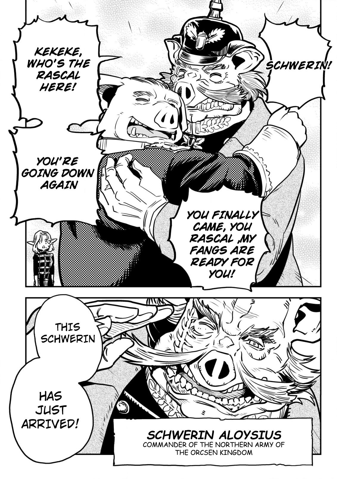 Orcsen Oukokushi ~Yaban na Orc no Kuni wa, Ikanishite Heiwa na Elf no Kuni wo Yakiharau ni Itatta ka~ Chapter 3 page 29 - 