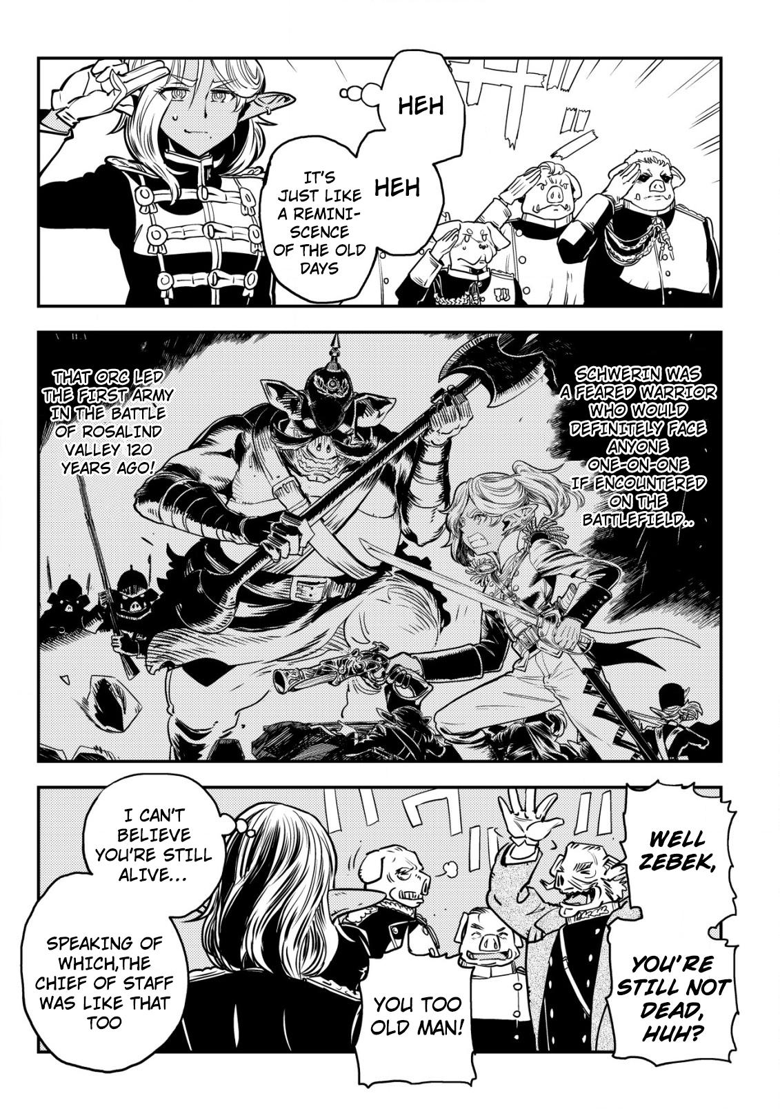 Orcsen Oukokushi ~Yaban na Orc no Kuni wa, Ikanishite Heiwa na Elf no Kuni wo Yakiharau ni Itatta ka~ Chapter 3 page 30 - 
