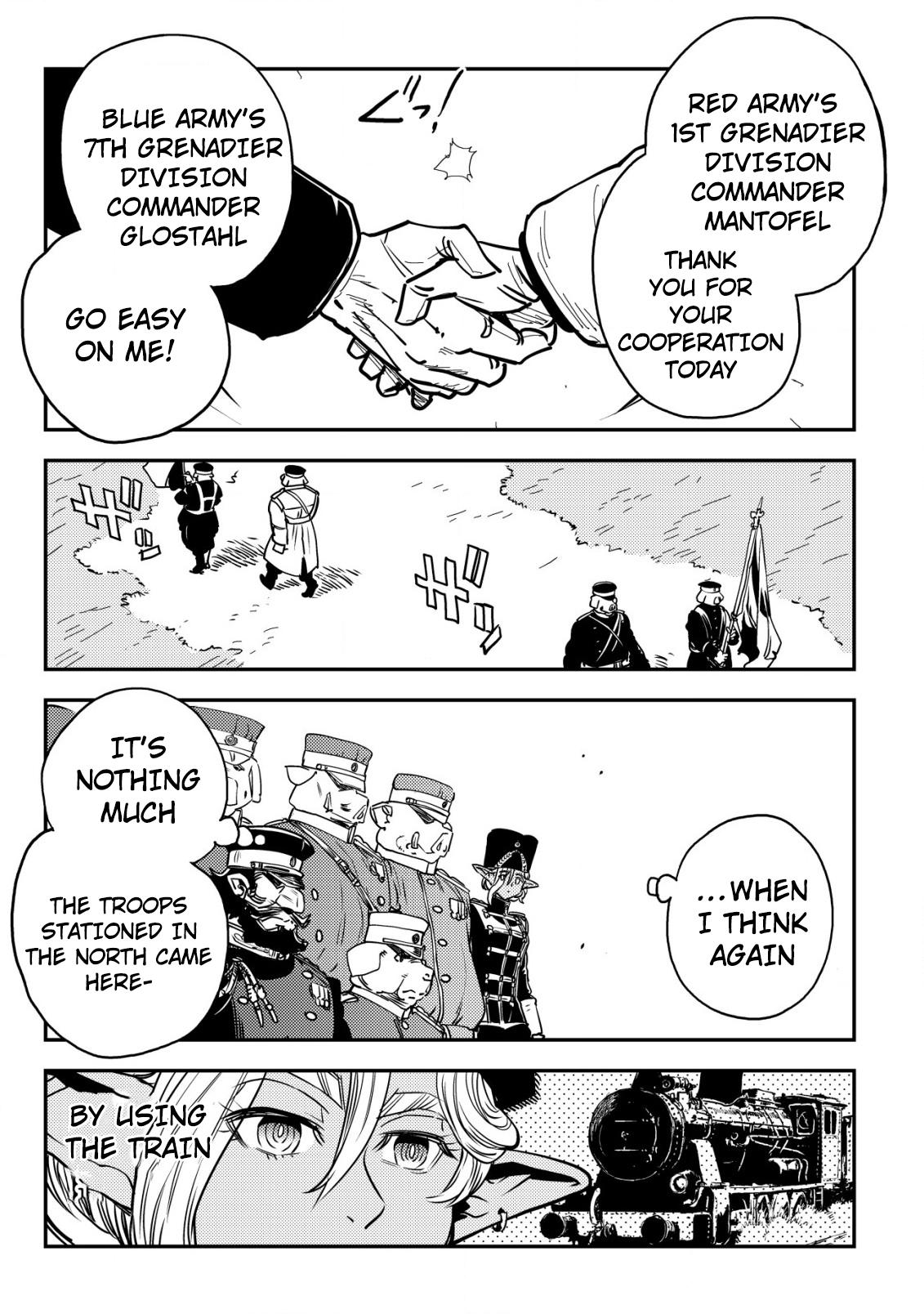 Orcsen Oukokushi ~Yaban na Orc no Kuni wa, Ikanishite Heiwa na Elf no Kuni wo Yakiharau ni Itatta ka~ Chapter 3 page 36 - 