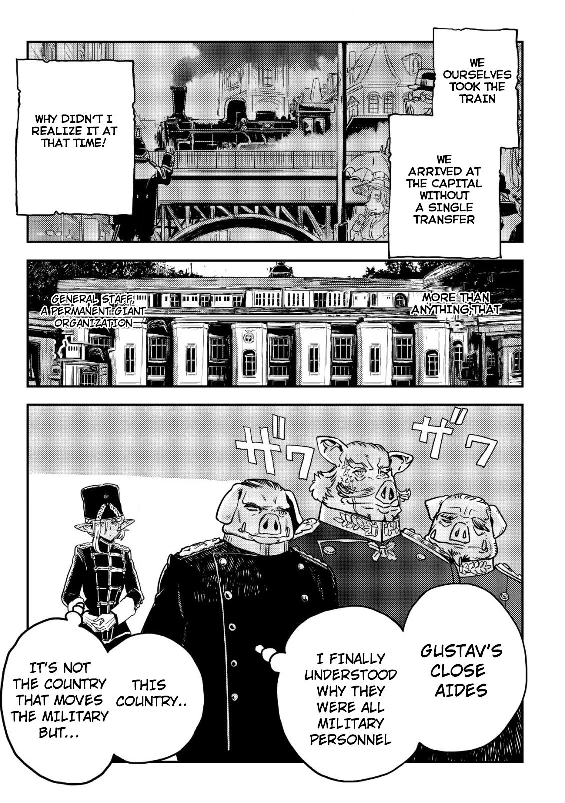 Orcsen Oukokushi ~Yaban na Orc no Kuni wa, Ikanishite Heiwa na Elf no Kuni wo Yakiharau ni Itatta ka~ Chapter 3 page 38 - 