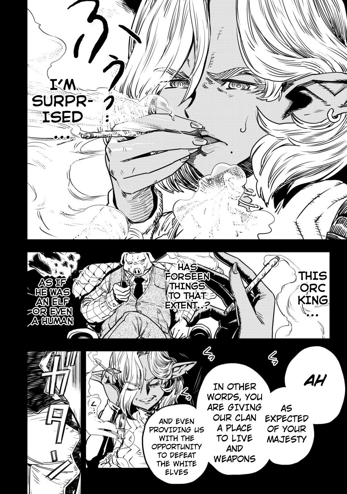 Orcsen Oukokushi ~Yaban na Orc no Kuni wa, Ikanishite Heiwa na Elf no Kuni wo Yakiharau ni Itatta ka~ Chapter 3 page 5 - 