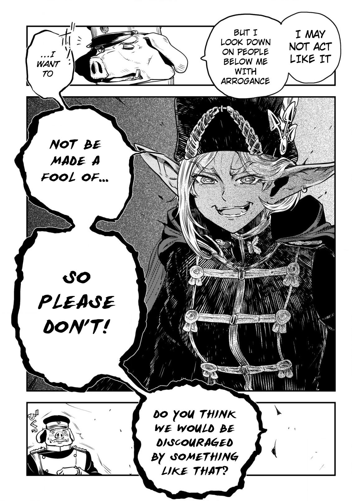 Orcsen Oukokushi ~Yaban na Orc no Kuni wa, Ikanishite Heiwa na Elf no Kuni wo Yakiharau ni Itatta ka~ Chapter 3 page 48 - 