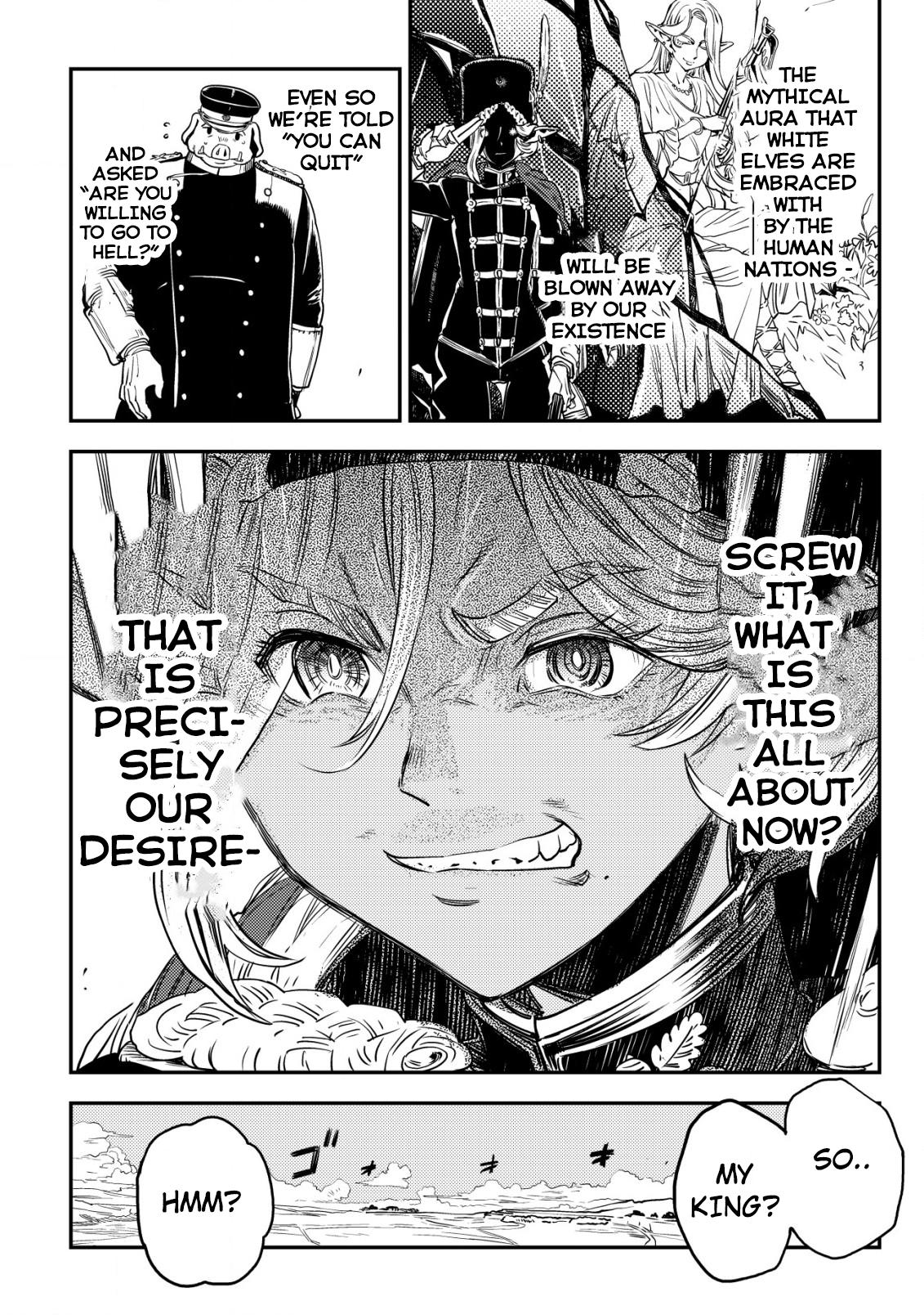 Orcsen Oukokushi ~Yaban na Orc no Kuni wa, Ikanishite Heiwa na Elf no Kuni wo Yakiharau ni Itatta ka~ Chapter 3 page 52 - 