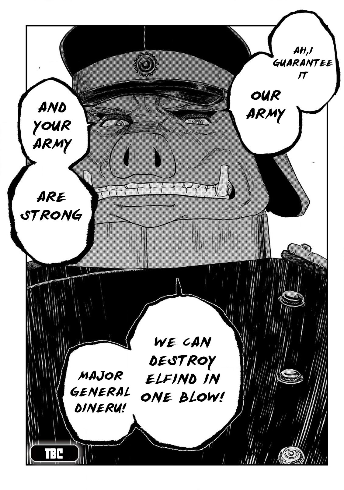 Orcsen Oukokushi ~Yaban na Orc no Kuni wa, Ikanishite Heiwa na Elf no Kuni wo Yakiharau ni Itatta ka~ Chapter 3 page 54 - 