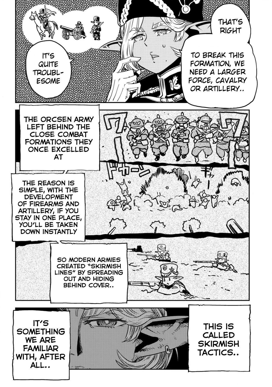 Orcsen Oukokushi ~Yaban na Orc no Kuni wa, Ikanishite Heiwa na Elf no Kuni wo Yakiharau ni Itatta ka~ Chapter 4 page 12 - 