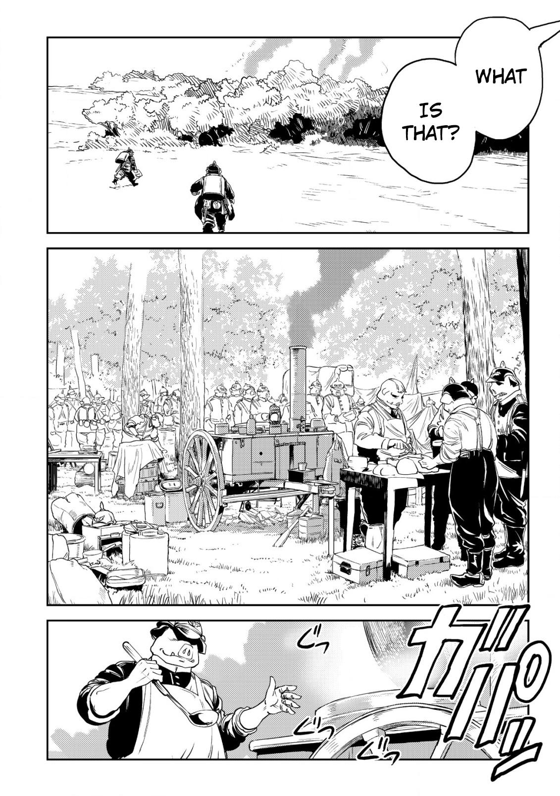 Orcsen Oukokushi ~Yaban na Orc no Kuni wa, Ikanishite Heiwa na Elf no Kuni wo Yakiharau ni Itatta ka~ Chapter 4 page 15 - 
