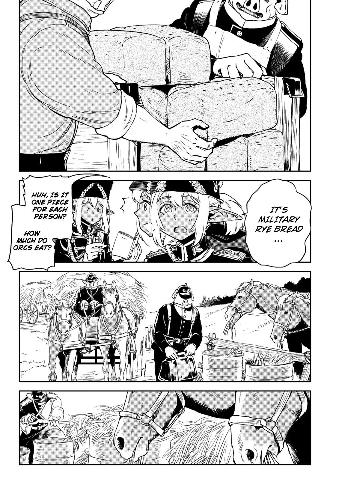 Orcsen Oukokushi ~Yaban na Orc no Kuni wa, Ikanishite Heiwa na Elf no Kuni wo Yakiharau ni Itatta ka~ Chapter 4 page 18 - 