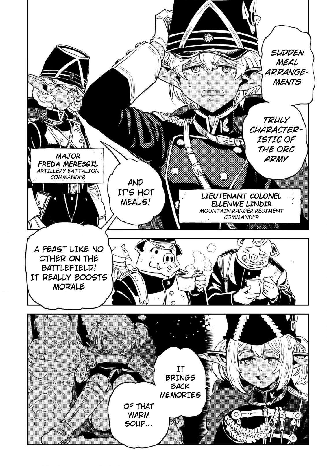 Orcsen Oukokushi ~Yaban na Orc no Kuni wa, Ikanishite Heiwa na Elf no Kuni wo Yakiharau ni Itatta ka~ Chapter 4 page 19 - 