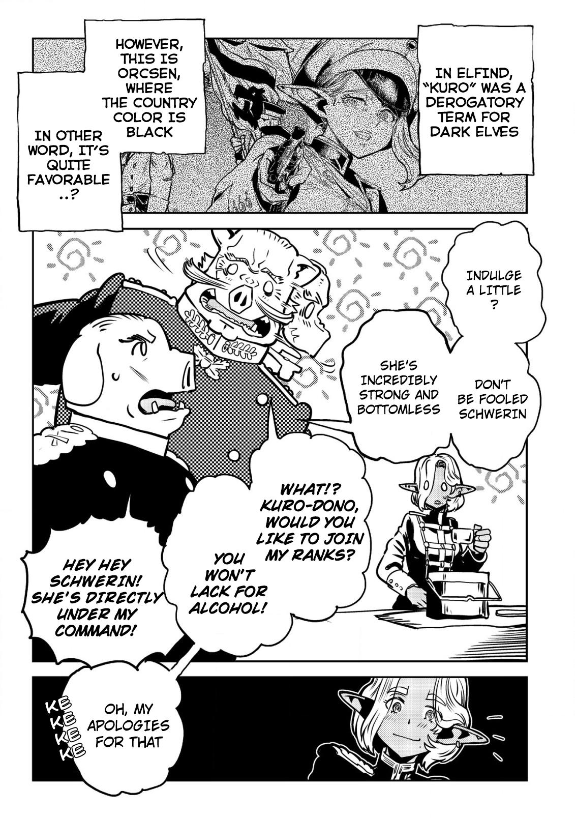 Orcsen Oukokushi ~Yaban na Orc no Kuni wa, Ikanishite Heiwa na Elf no Kuni wo Yakiharau ni Itatta ka~ Chapter 4 page 30 - 