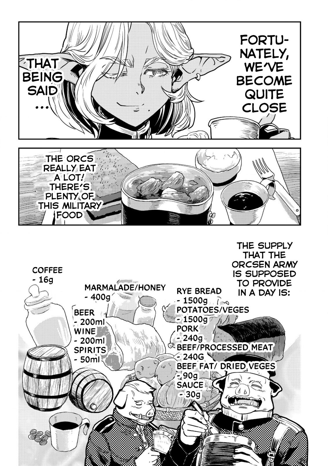 Orcsen Oukokushi ~Yaban na Orc no Kuni wa, Ikanishite Heiwa na Elf no Kuni wo Yakiharau ni Itatta ka~ Chapter 4 page 32 - 