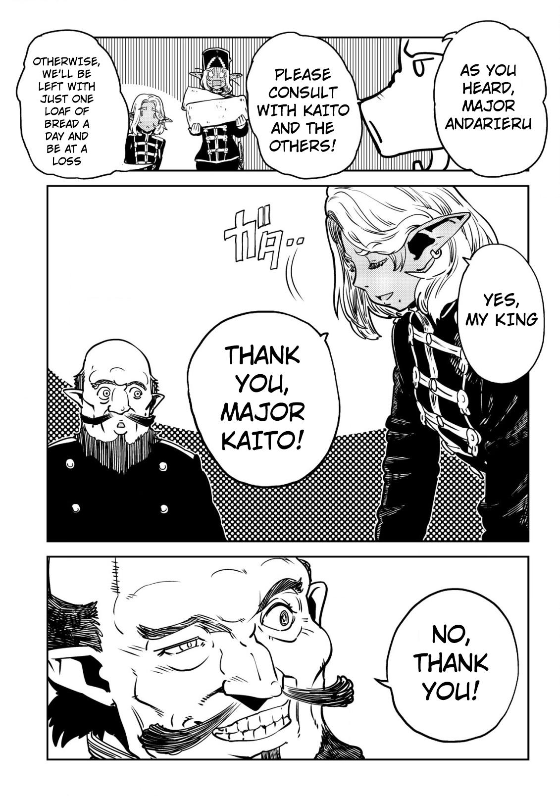 Orcsen Oukokushi ~Yaban na Orc no Kuni wa, Ikanishite Heiwa na Elf no Kuni wo Yakiharau ni Itatta ka~ Chapter 4 page 35 - 