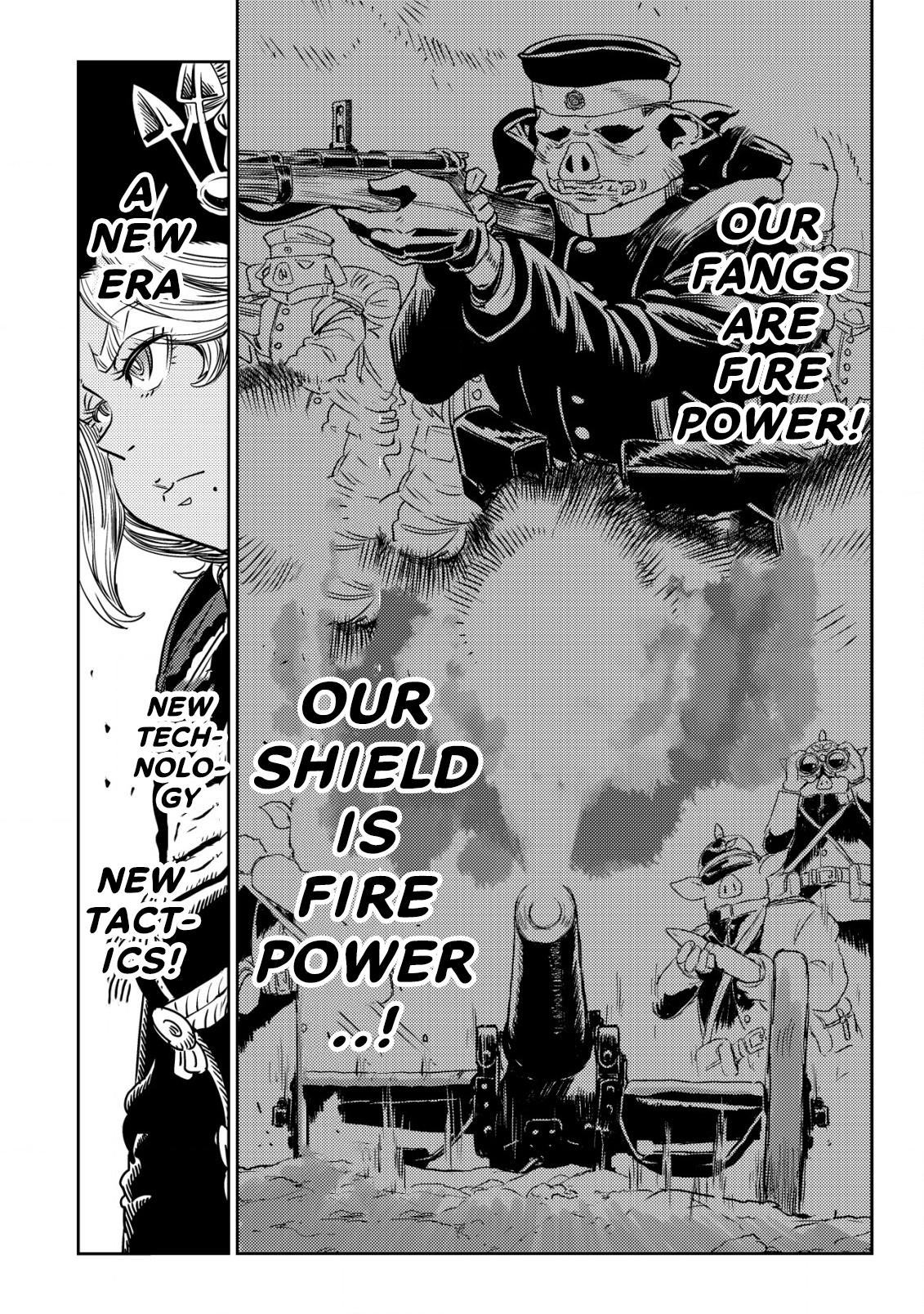 Orcsen Oukokushi ~Yaban na Orc no Kuni wa, Ikanishite Heiwa na Elf no Kuni wo Yakiharau ni Itatta ka~ Chapter 4 page 53 - 
