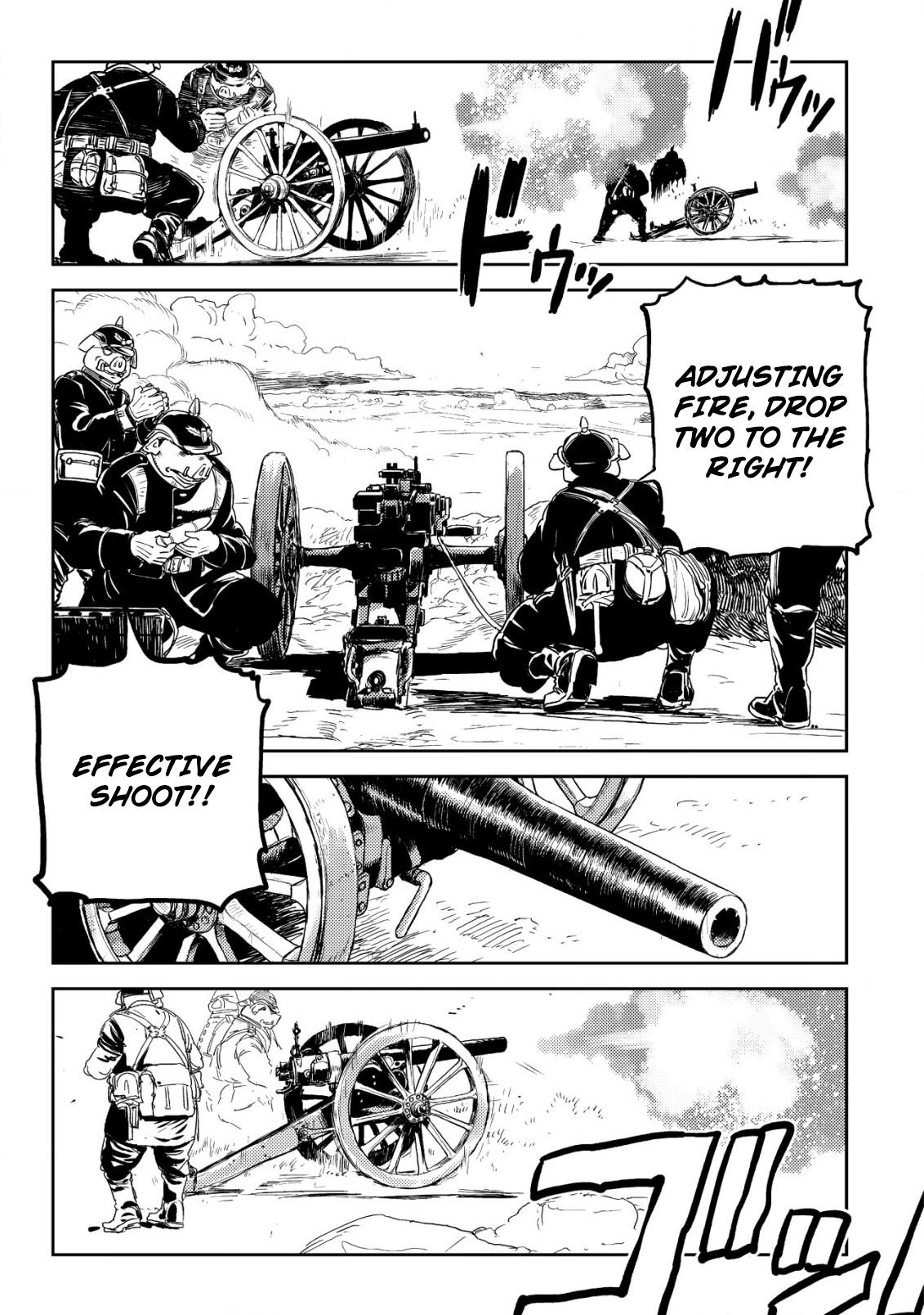 Orcsen Oukokushi ~Yaban na Orc no Kuni wa, Ikanishite Heiwa na Elf no Kuni wo Yakiharau ni Itatta ka~ Chapter 4 page 54 - 