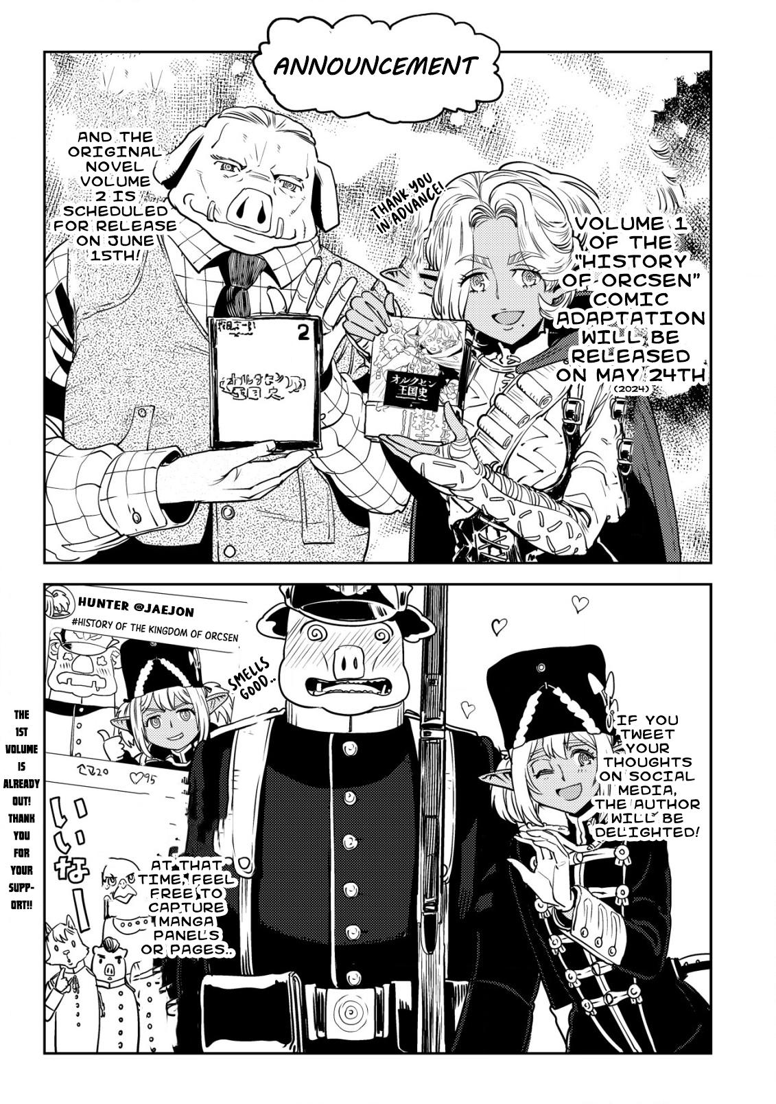 Orcsen Oukokushi ~Yaban na Orc no Kuni wa, Ikanishite Heiwa na Elf no Kuni wo Yakiharau ni Itatta ka~ Chapter 4 page 62 - 