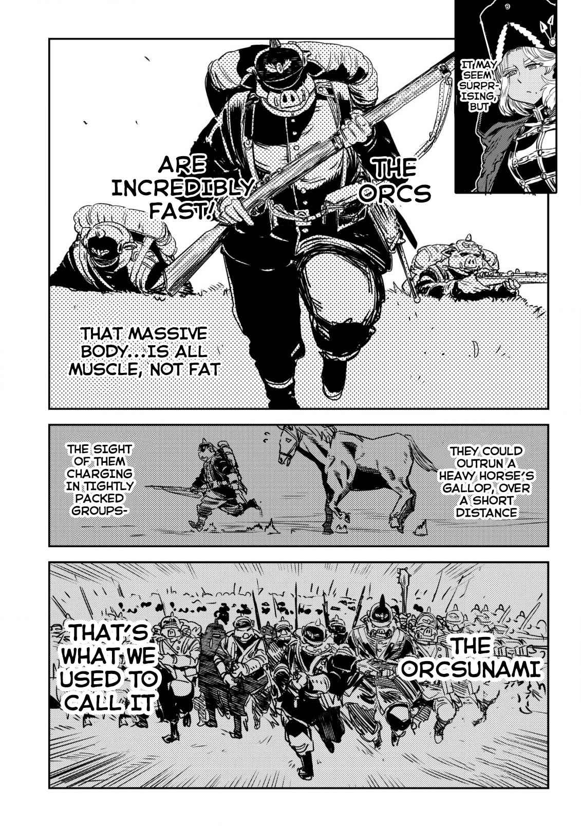 Orcsen Oukokushi ~Yaban na Orc no Kuni wa, Ikanishite Heiwa na Elf no Kuni wo Yakiharau ni Itatta ka~ Chapter 4 page 9 - 