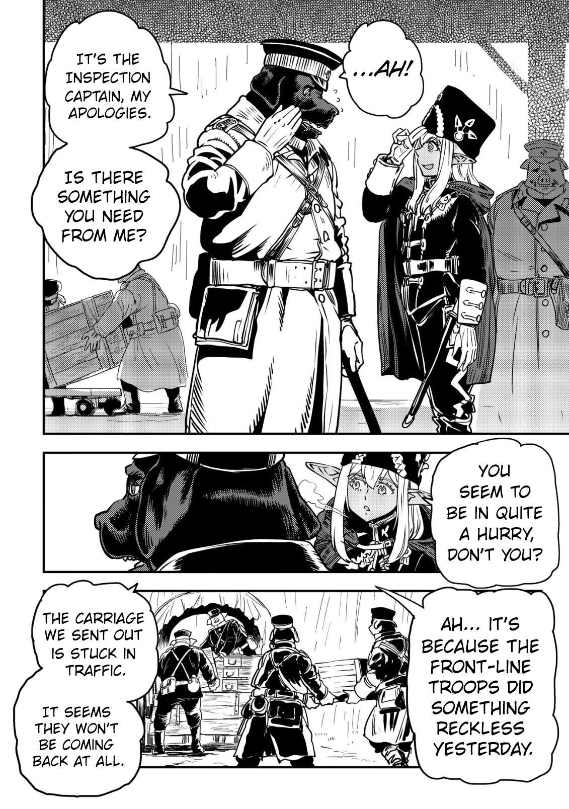 Orcsen Oukokushi ~Yaban na Orc no Kuni wa, Ikanishite Heiwa na Elf no Kuni wo Yakiharau ni Itatta ka~ Chapter 5 page 13 - 