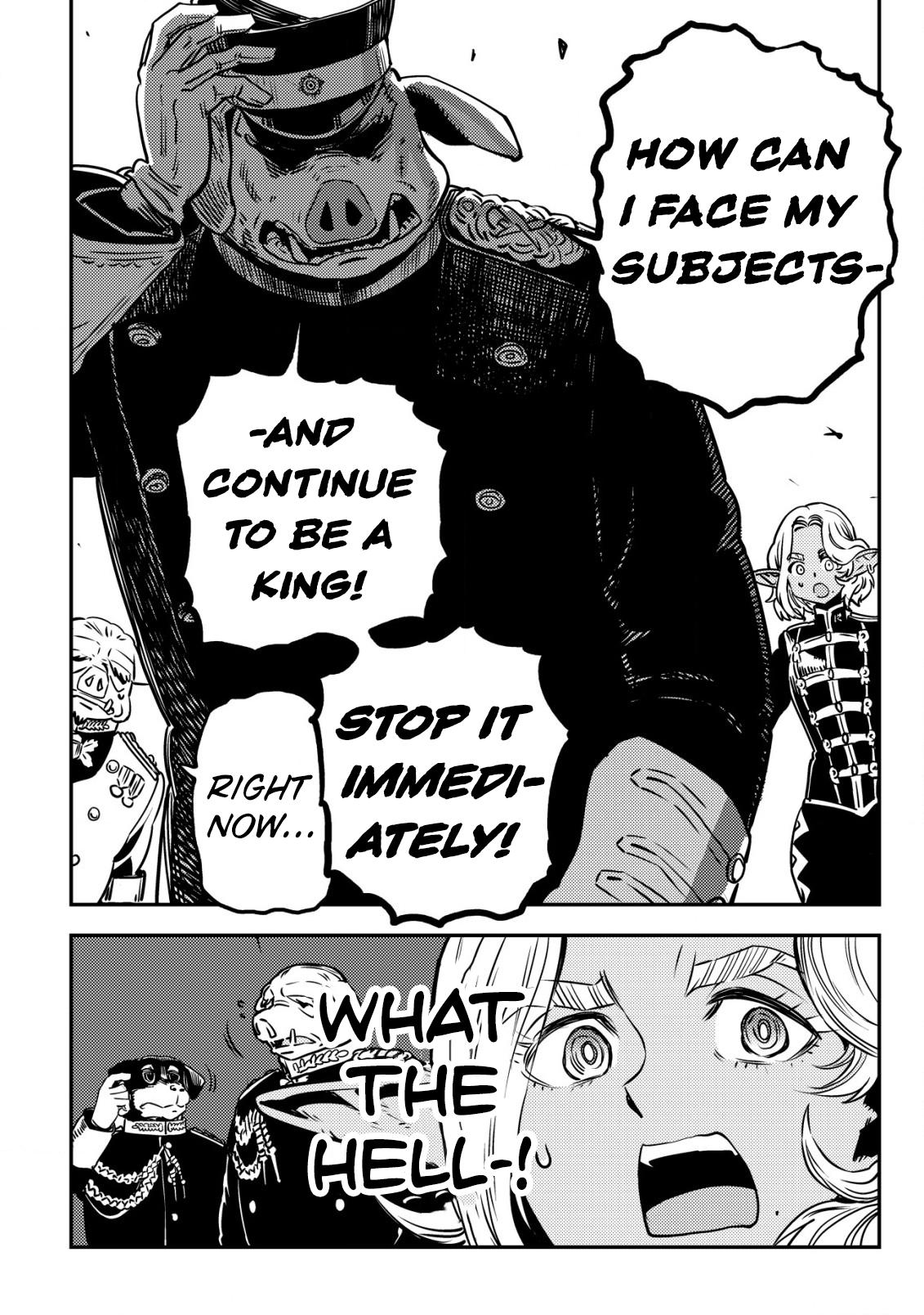 Orcsen Oukokushi ~Yaban na Orc no Kuni wa, Ikanishite Heiwa na Elf no Kuni wo Yakiharau ni Itatta ka~ Chapter 5 page 27 - 
