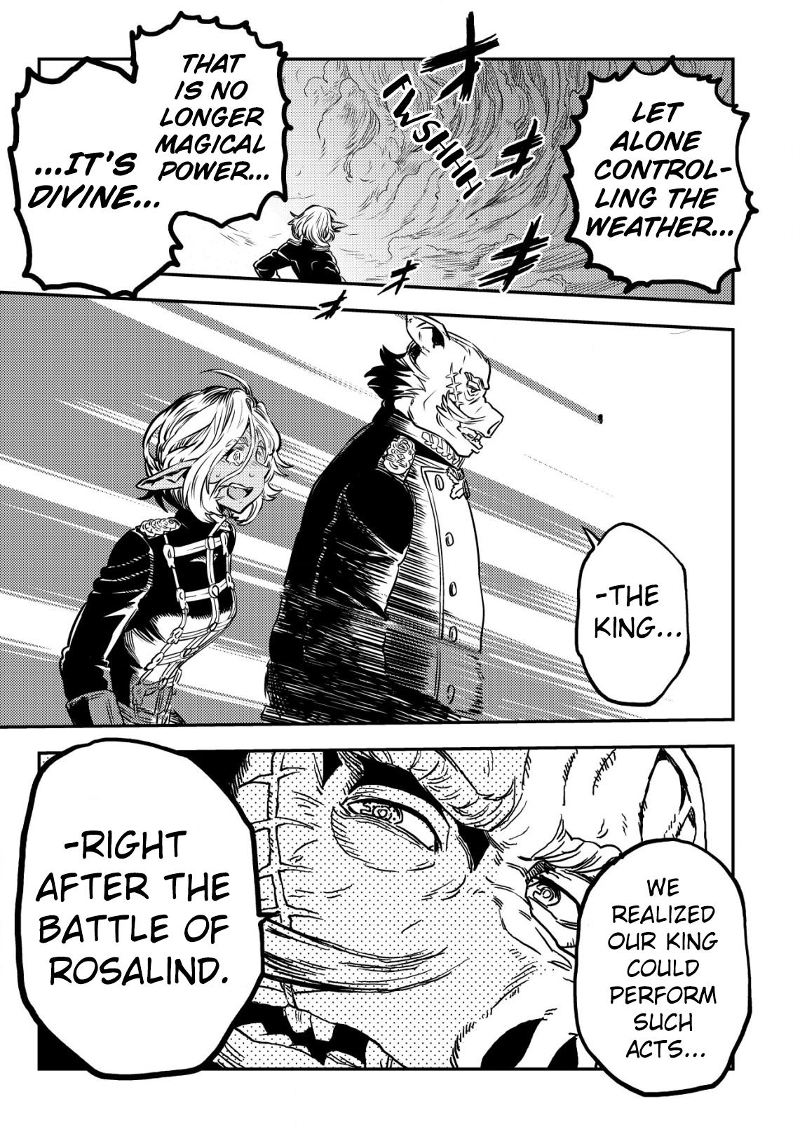 Orcsen Oukokushi ~Yaban na Orc no Kuni wa, Ikanishite Heiwa na Elf no Kuni wo Yakiharau ni Itatta ka~ Chapter 5 page 36 - 