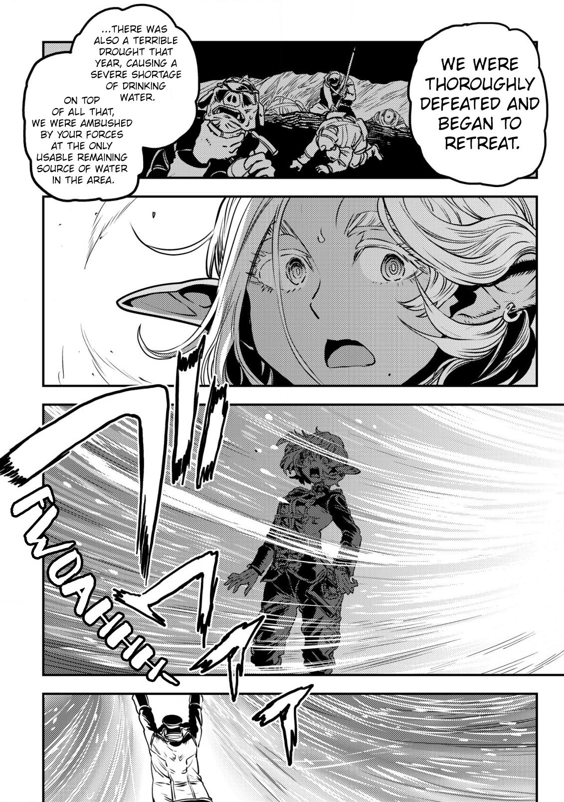 Orcsen Oukokushi ~Yaban na Orc no Kuni wa, Ikanishite Heiwa na Elf no Kuni wo Yakiharau ni Itatta ka~ Chapter 5 page 37 - 