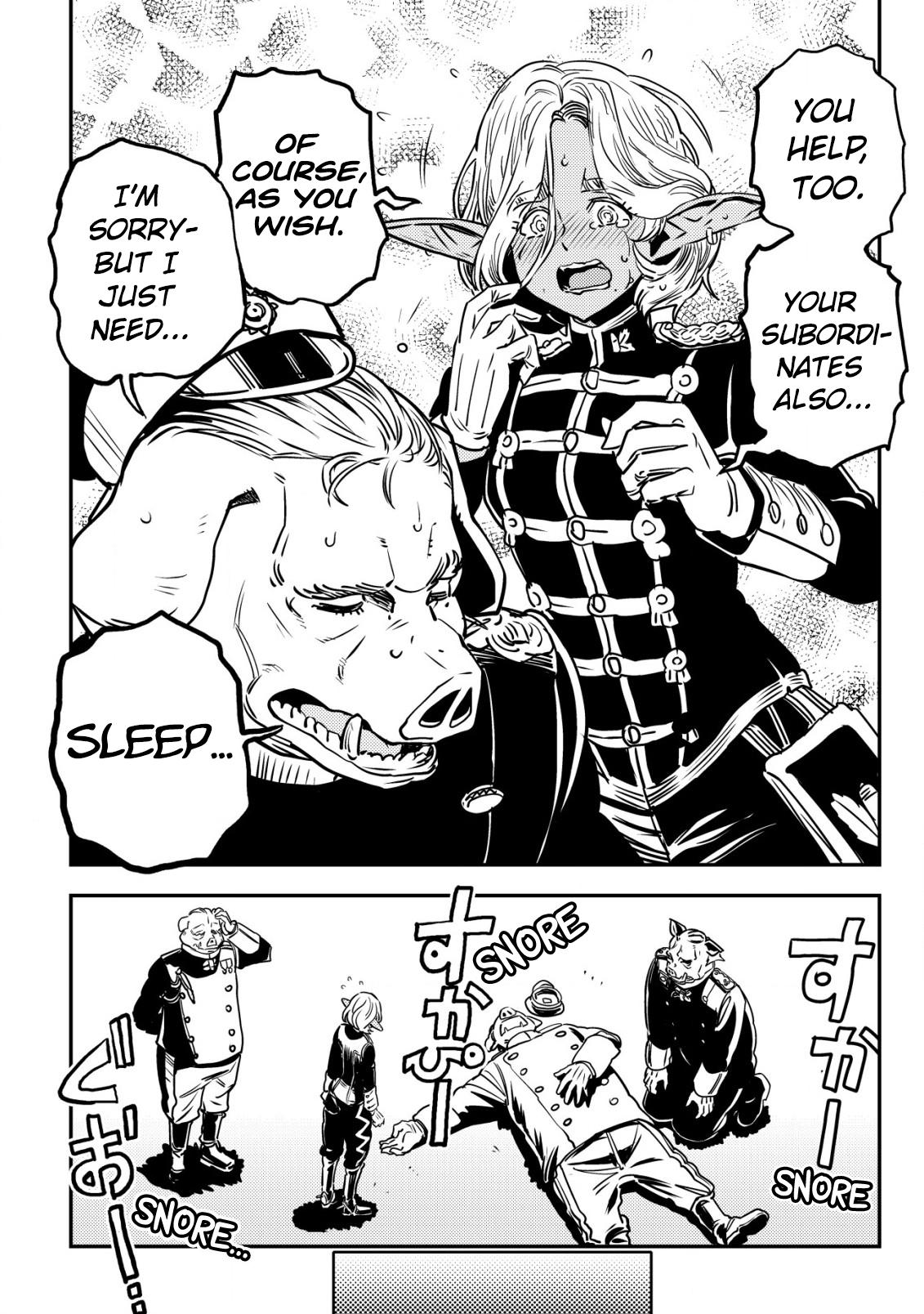 Orcsen Oukokushi ~Yaban na Orc no Kuni wa, Ikanishite Heiwa na Elf no Kuni wo Yakiharau ni Itatta ka~ Chapter 5 page 43 - 