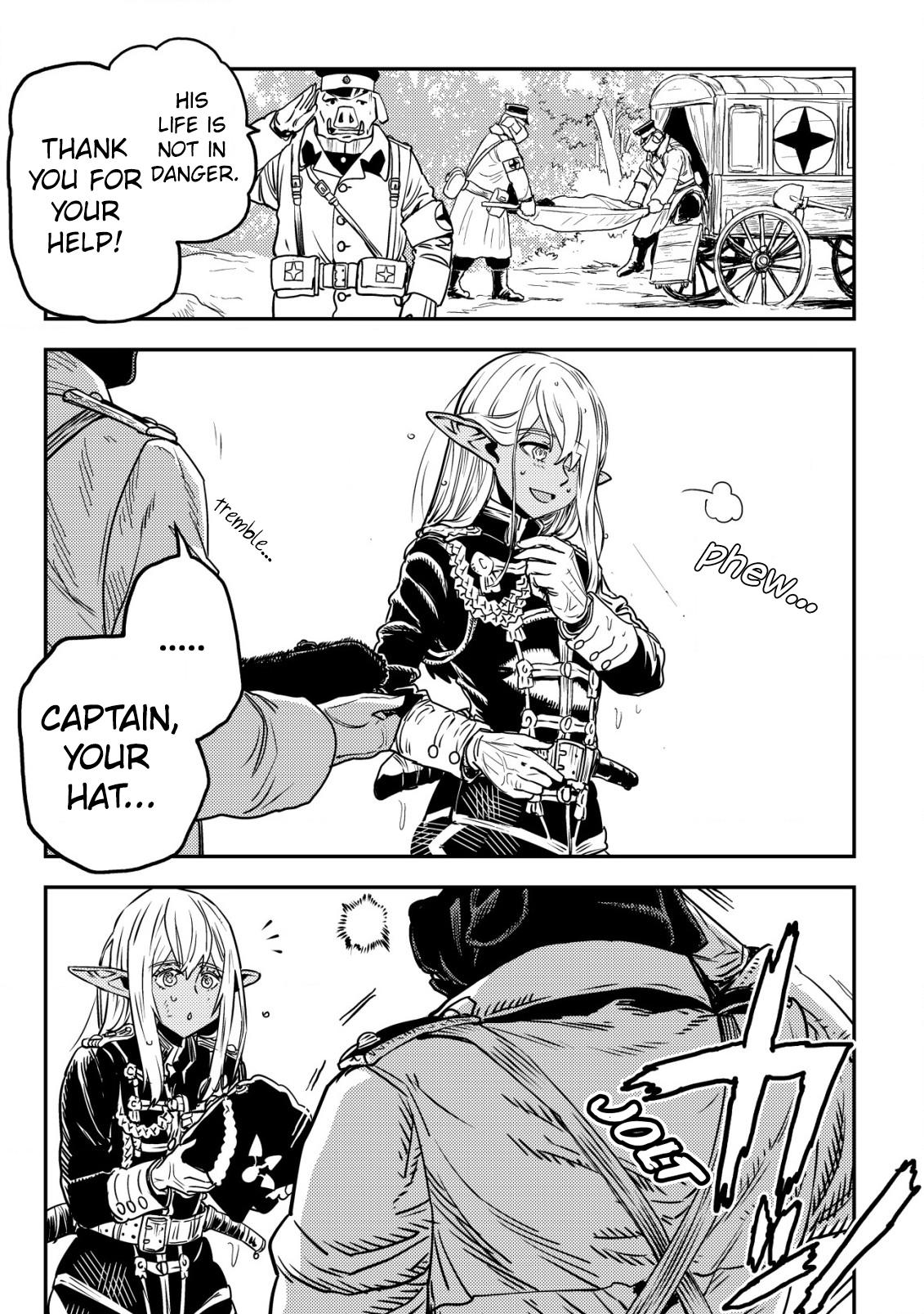 Orcsen Oukokushi ~Yaban na Orc no Kuni wa, Ikanishite Heiwa na Elf no Kuni wo Yakiharau ni Itatta ka~ Chapter 5 page 46 - 