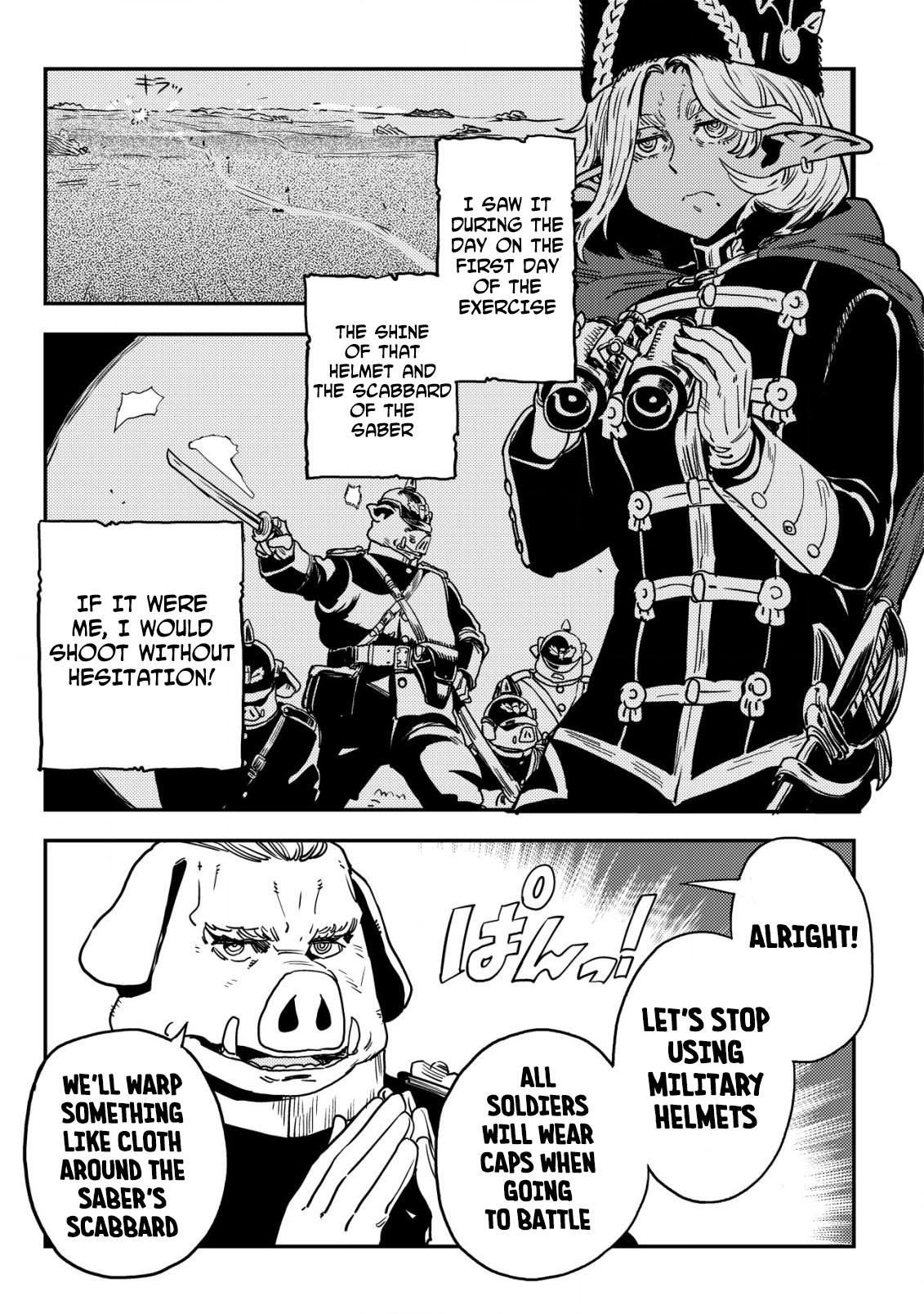 Orcsen Oukokushi ~Yaban na Orc no Kuni wa, Ikanishite Heiwa na Elf no Kuni wo Yakiharau ni Itatta ka~ Chapter 6 page 38 - 