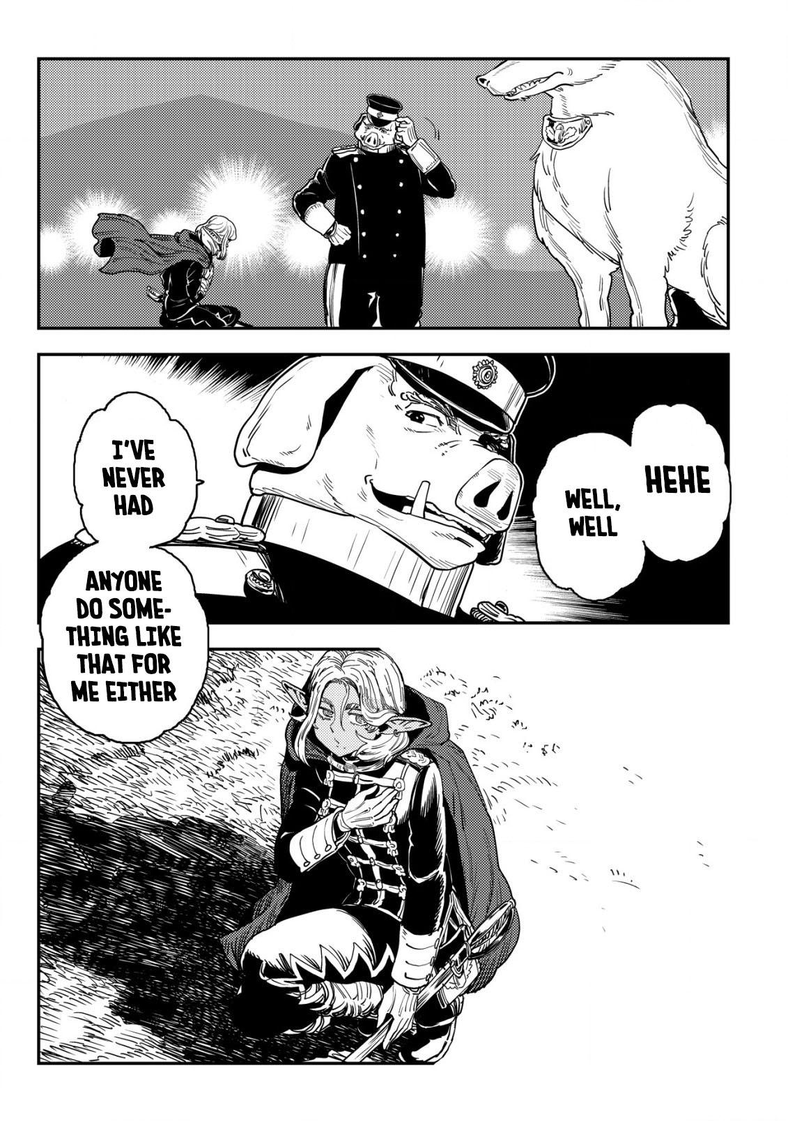 Orcsen Oukokushi ~Yaban na Orc no Kuni wa, Ikanishite Heiwa na Elf no Kuni wo Yakiharau ni Itatta ka~ Chapter 6 page 50 - 