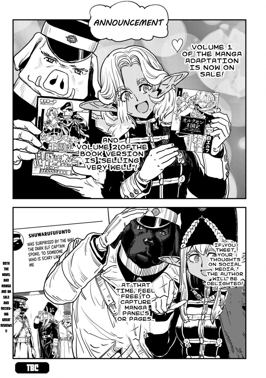 Orcsen Oukokushi ~Yaban na Orc no Kuni wa, Ikanishite Heiwa na Elf no Kuni wo Yakiharau ni Itatta ka~ Chapter 6 page 52 - 