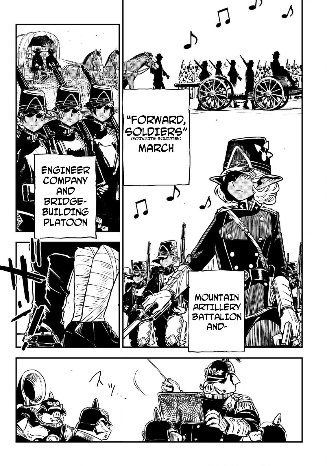 Orcsen Oukokushi ~Yaban na Orc no Kuni wa, Ikanishite Heiwa na Elf no Kuni wo Yakiharau ni Itatta ka~ Chapter 7 page 12 - 
