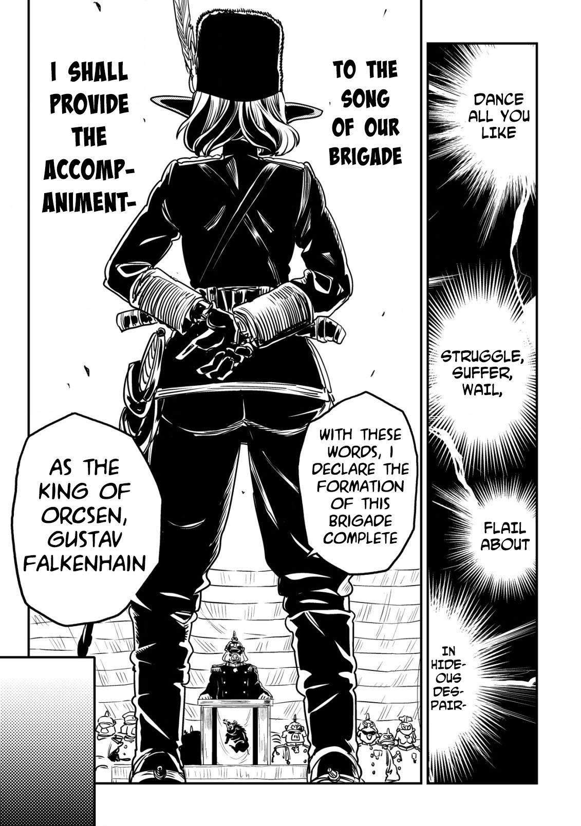 Orcsen Oukokushi ~Yaban na Orc no Kuni wa, Ikanishite Heiwa na Elf no Kuni wo Yakiharau ni Itatta ka~ Chapter 7 page 18 - 
