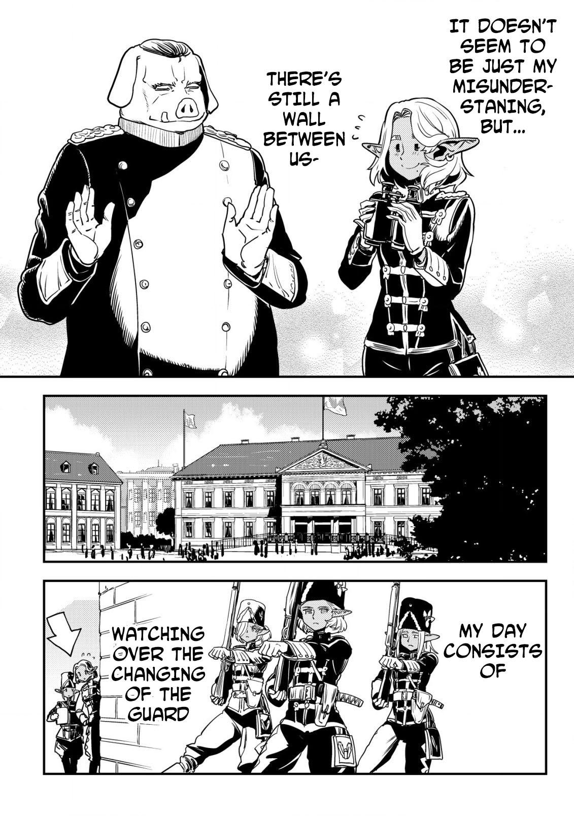 Orcsen Oukokushi ~Yaban na Orc no Kuni wa, Ikanishite Heiwa na Elf no Kuni wo Yakiharau ni Itatta ka~ Chapter 7 page 27 - 