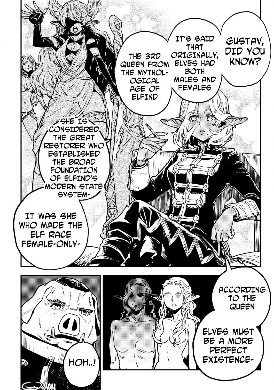 Orcsen Oukokushi ~Yaban na Orc no Kuni wa, Ikanishite Heiwa na Elf no Kuni wo Yakiharau ni Itatta ka~ Chapter 7 page 33 - 