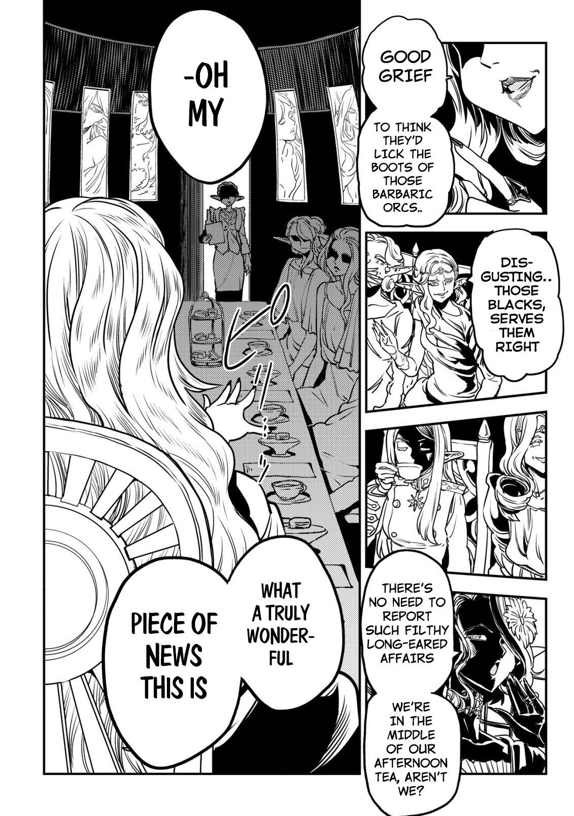 Orcsen Oukokushi ~Yaban na Orc no Kuni wa, Ikanishite Heiwa na Elf no Kuni wo Yakiharau ni Itatta ka~ Chapter 7 page 58 - 