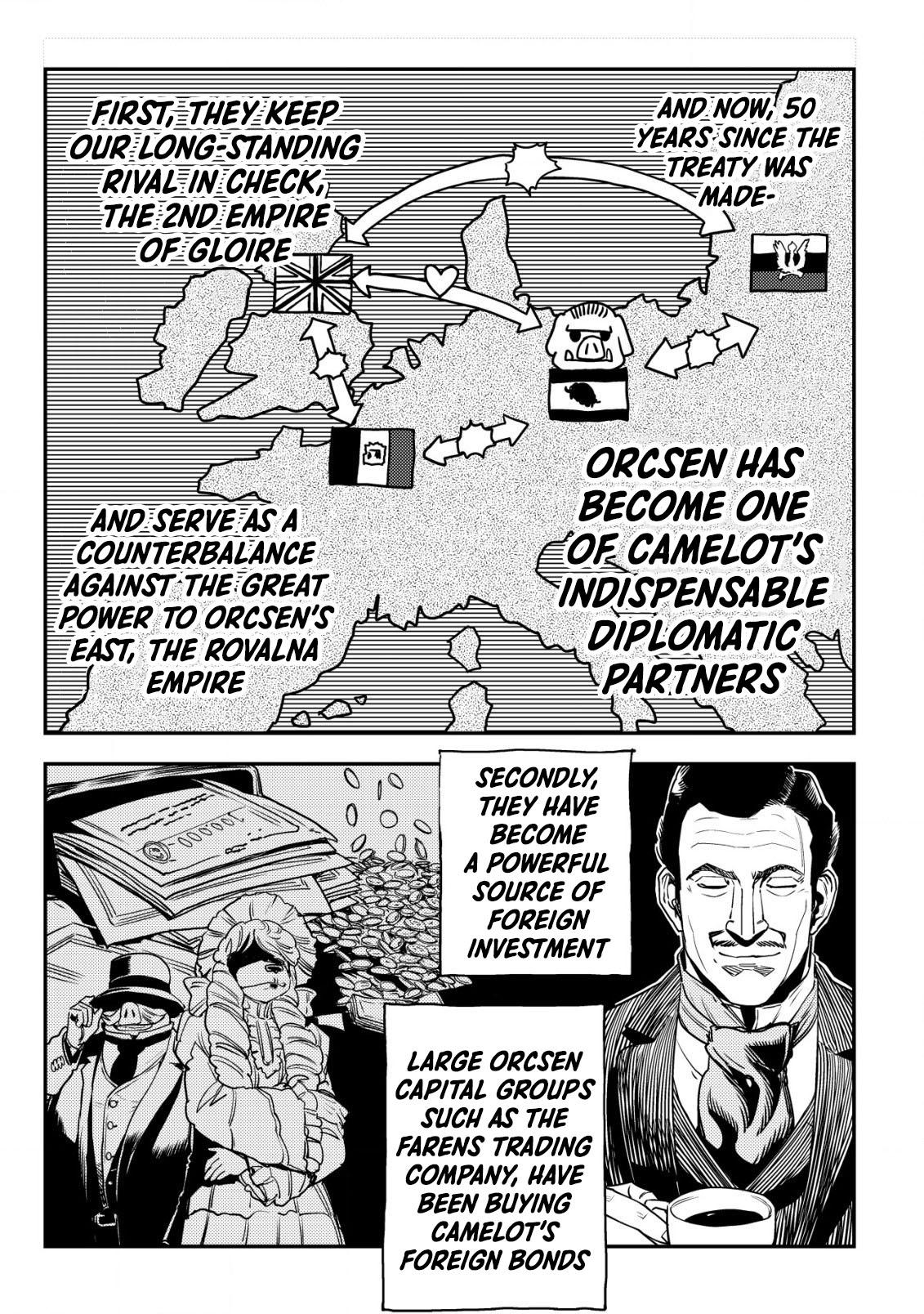 Orcsen Oukokushi ~Yaban na Orc no Kuni wa, Ikanishite Heiwa na Elf no Kuni wo Yakiharau ni Itatta ka~ Chapter 8 page 20 - 