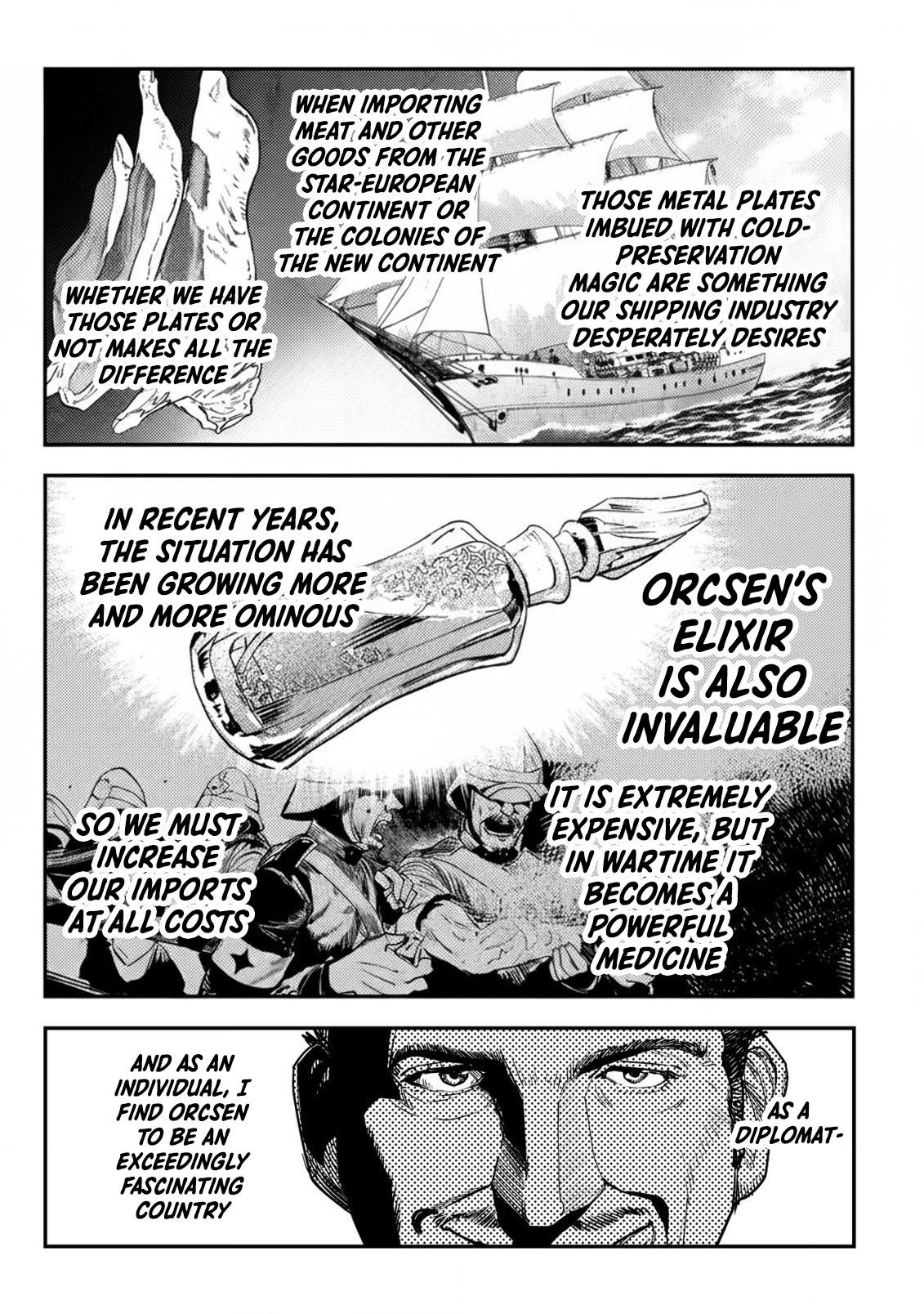 Orcsen Oukokushi ~Yaban na Orc no Kuni wa, Ikanishite Heiwa na Elf no Kuni wo Yakiharau ni Itatta ka~ Chapter 8 page 22 - 
