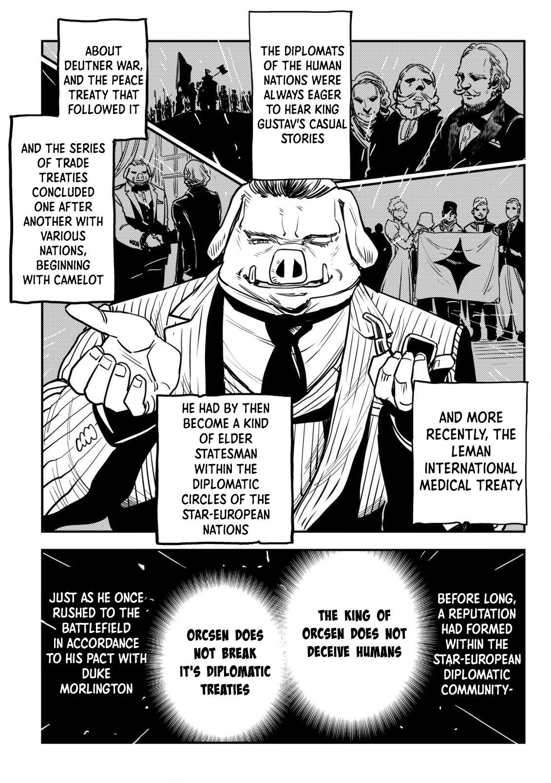 Orcsen Oukokushi ~Yaban na Orc no Kuni wa, Ikanishite Heiwa na Elf no Kuni wo Yakiharau ni Itatta ka~ Chapter 8 page 23 - 