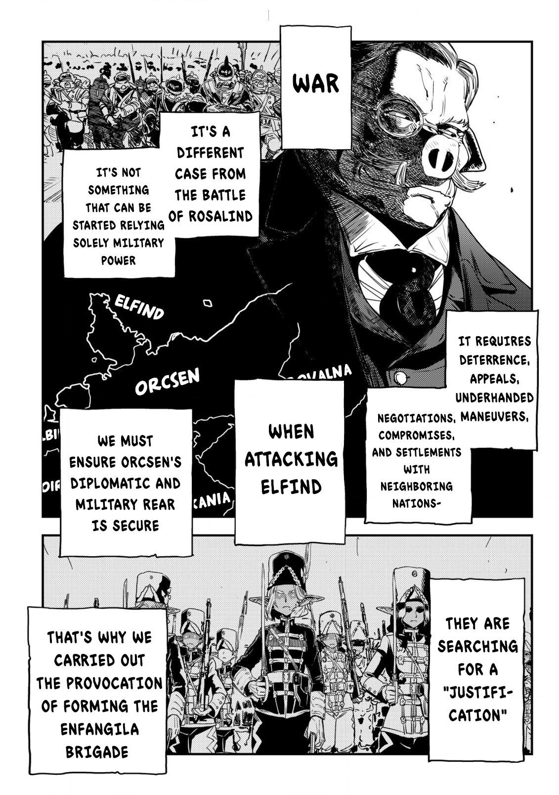 Orcsen Oukokushi ~Yaban na Orc no Kuni wa, Ikanishite Heiwa na Elf no Kuni wo Yakiharau ni Itatta ka~ Chapter 8 page 31 - 