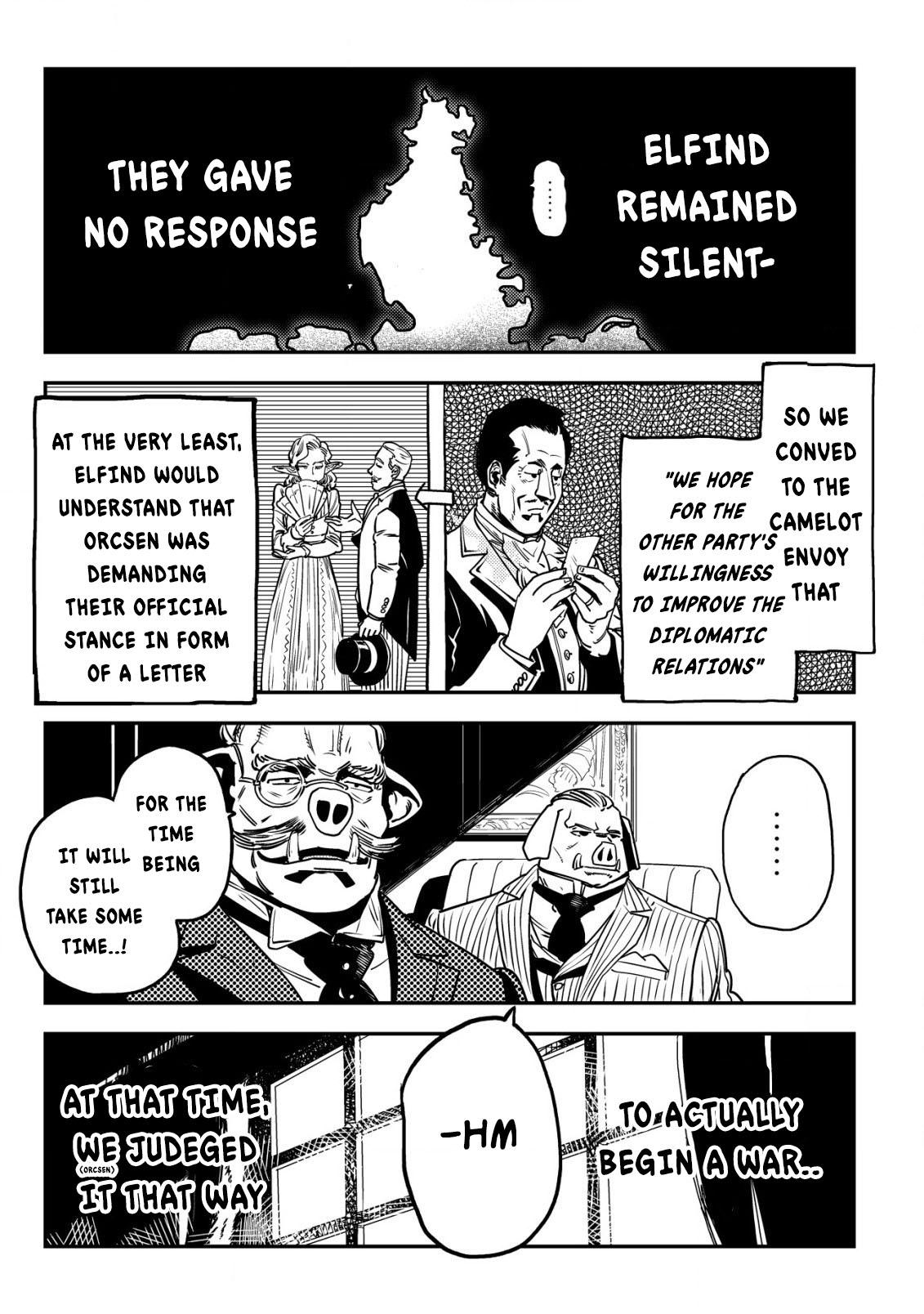 Orcsen Oukokushi ~Yaban na Orc no Kuni wa, Ikanishite Heiwa na Elf no Kuni wo Yakiharau ni Itatta ka~ Chapter 8 page 32 - 