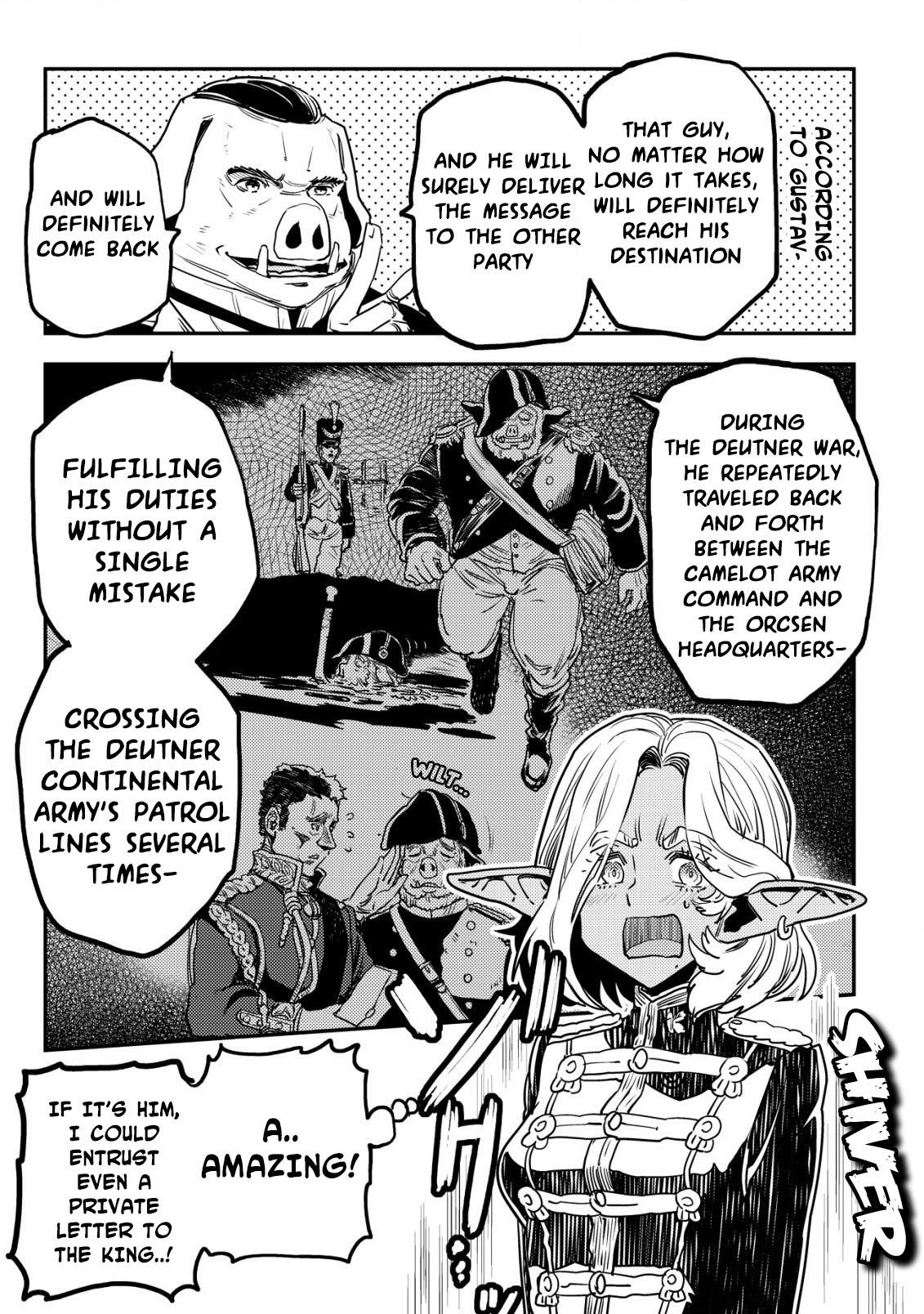 Orcsen Oukokushi ~Yaban na Orc no Kuni wa, Ikanishite Heiwa na Elf no Kuni wo Yakiharau ni Itatta ka~ Chapter 8 page 44 - 