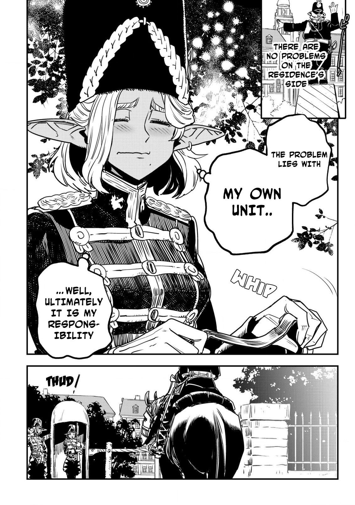 Orcsen Oukokushi ~Yaban na Orc no Kuni wa, Ikanishite Heiwa na Elf no Kuni wo Yakiharau ni Itatta ka~ Chapter 8 page 45 - 