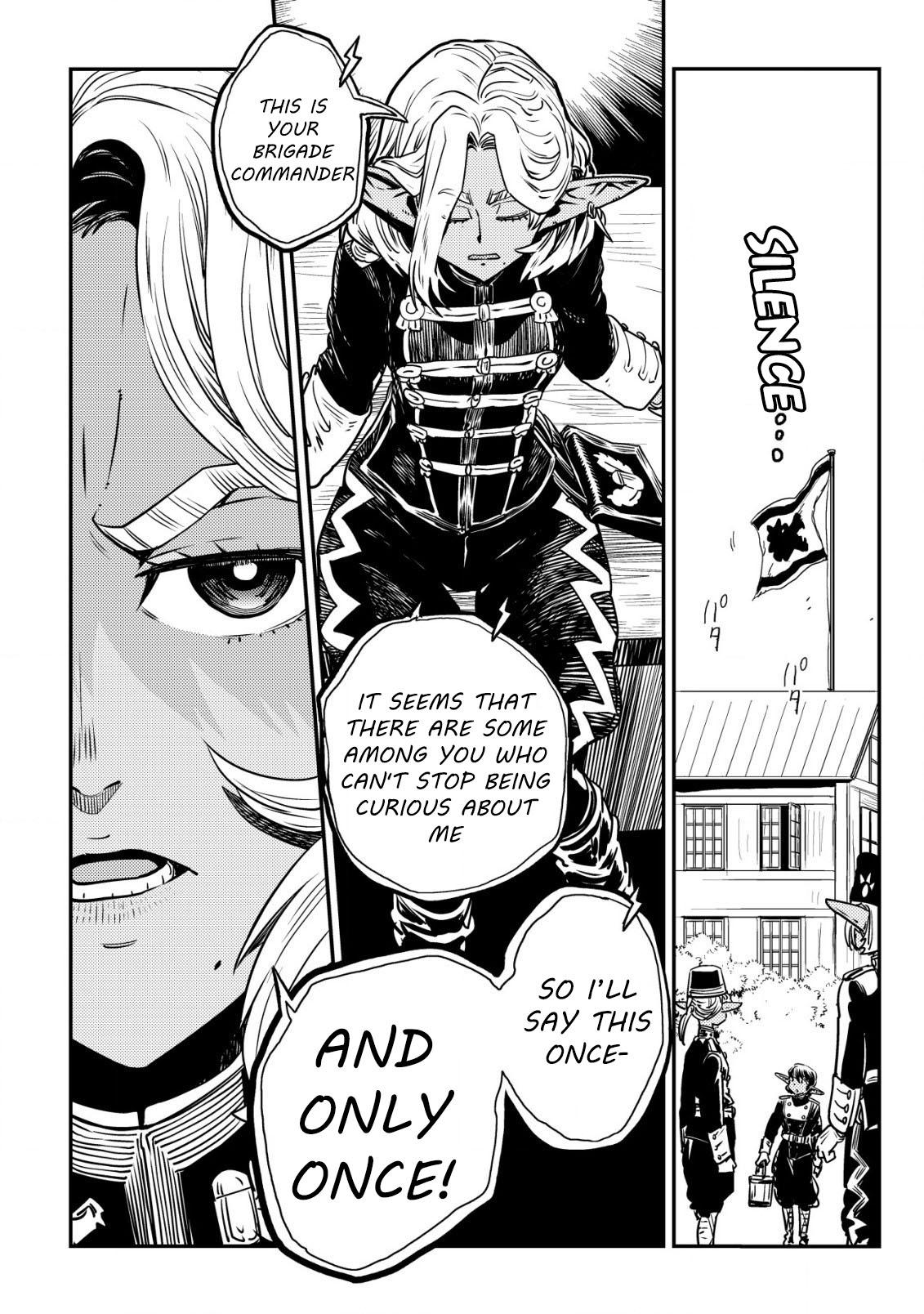 Orcsen Oukokushi ~Yaban na Orc no Kuni wa, Ikanishite Heiwa na Elf no Kuni wo Yakiharau ni Itatta ka~ Chapter 8 page 57 - 
