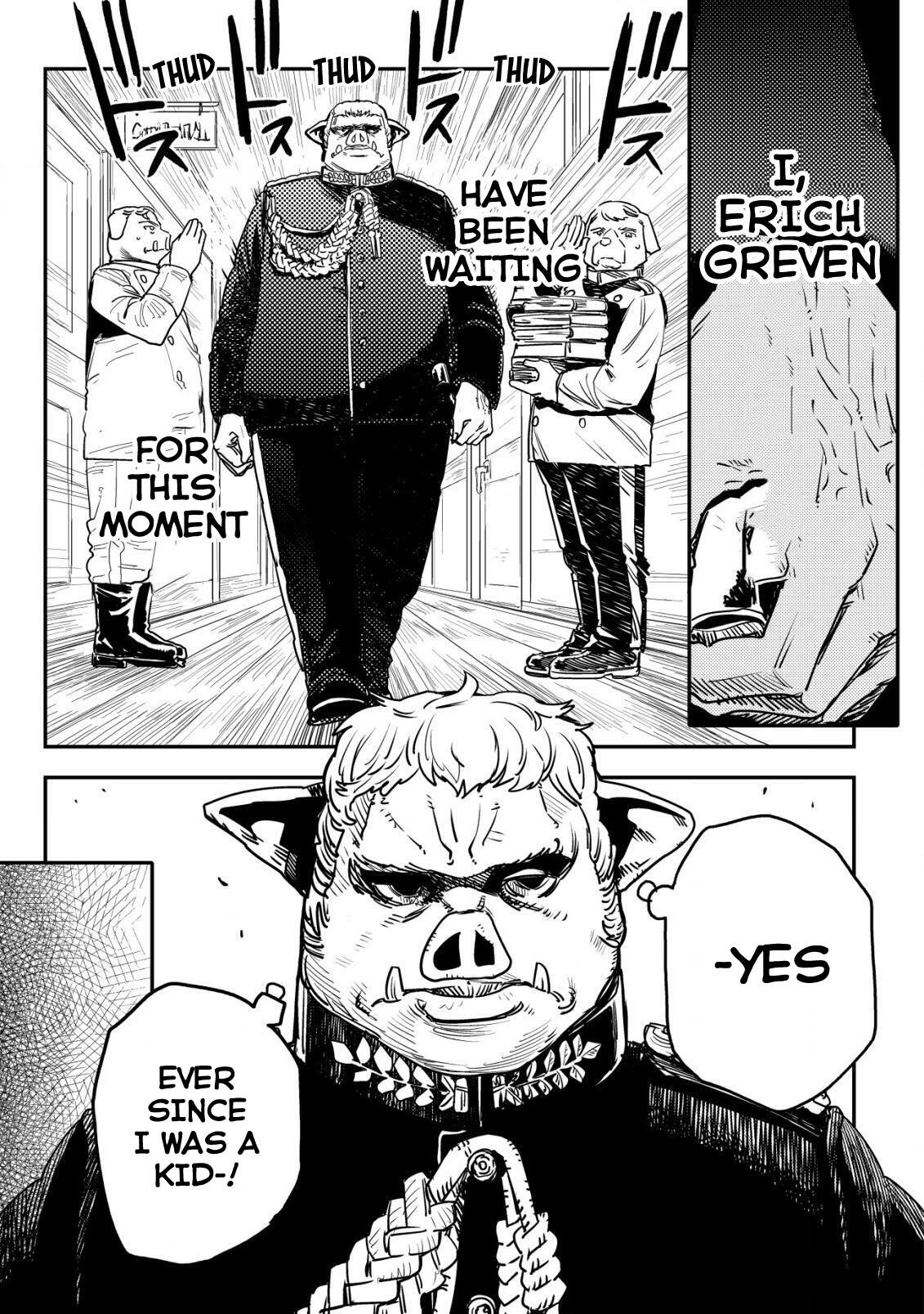 Orcsen Oukokushi ~Yaban na Orc no Kuni wa, Ikanishite Heiwa na Elf no Kuni wo Yakiharau ni Itatta ka~ Chapter 9 page 22 - 