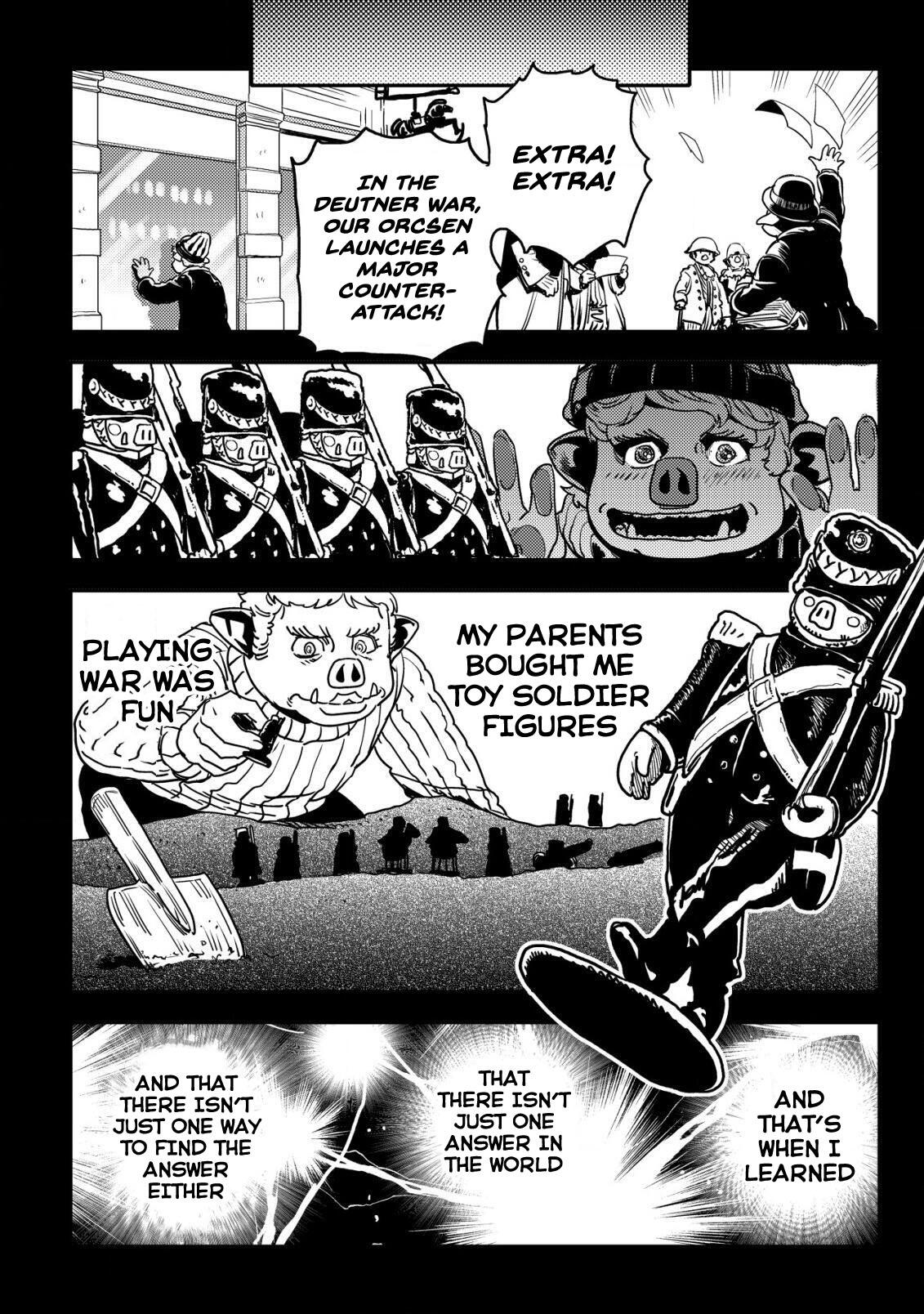 Orcsen Oukokushi ~Yaban na Orc no Kuni wa, Ikanishite Heiwa na Elf no Kuni wo Yakiharau ni Itatta ka~ Chapter 9 page 23 - 