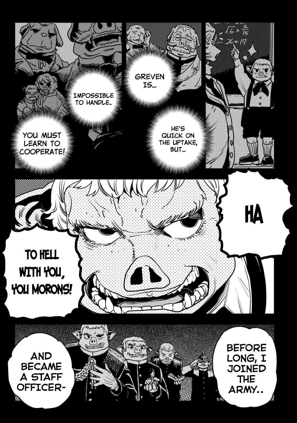 Orcsen Oukokushi ~Yaban na Orc no Kuni wa, Ikanishite Heiwa na Elf no Kuni wo Yakiharau ni Itatta ka~ Chapter 9 page 24 - 